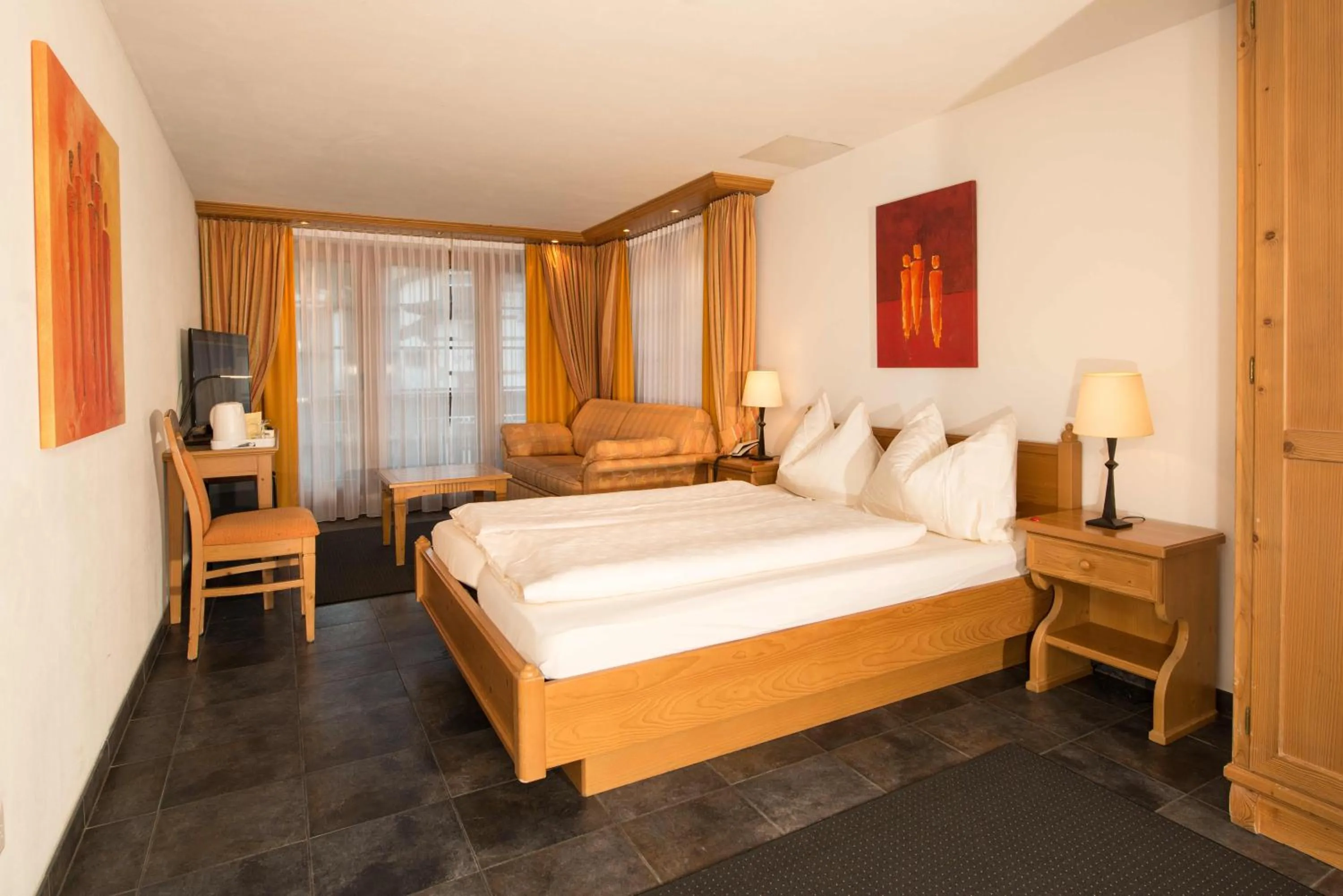 Seating area in Hotel Dufour Chalet - Adults only