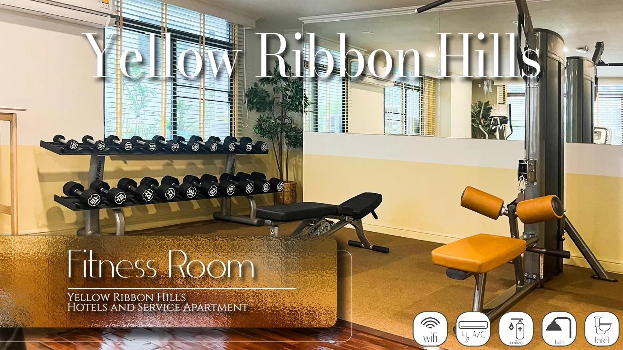 Fitness centre/facilities in Yellow Ribbon Hills Boutique Suites