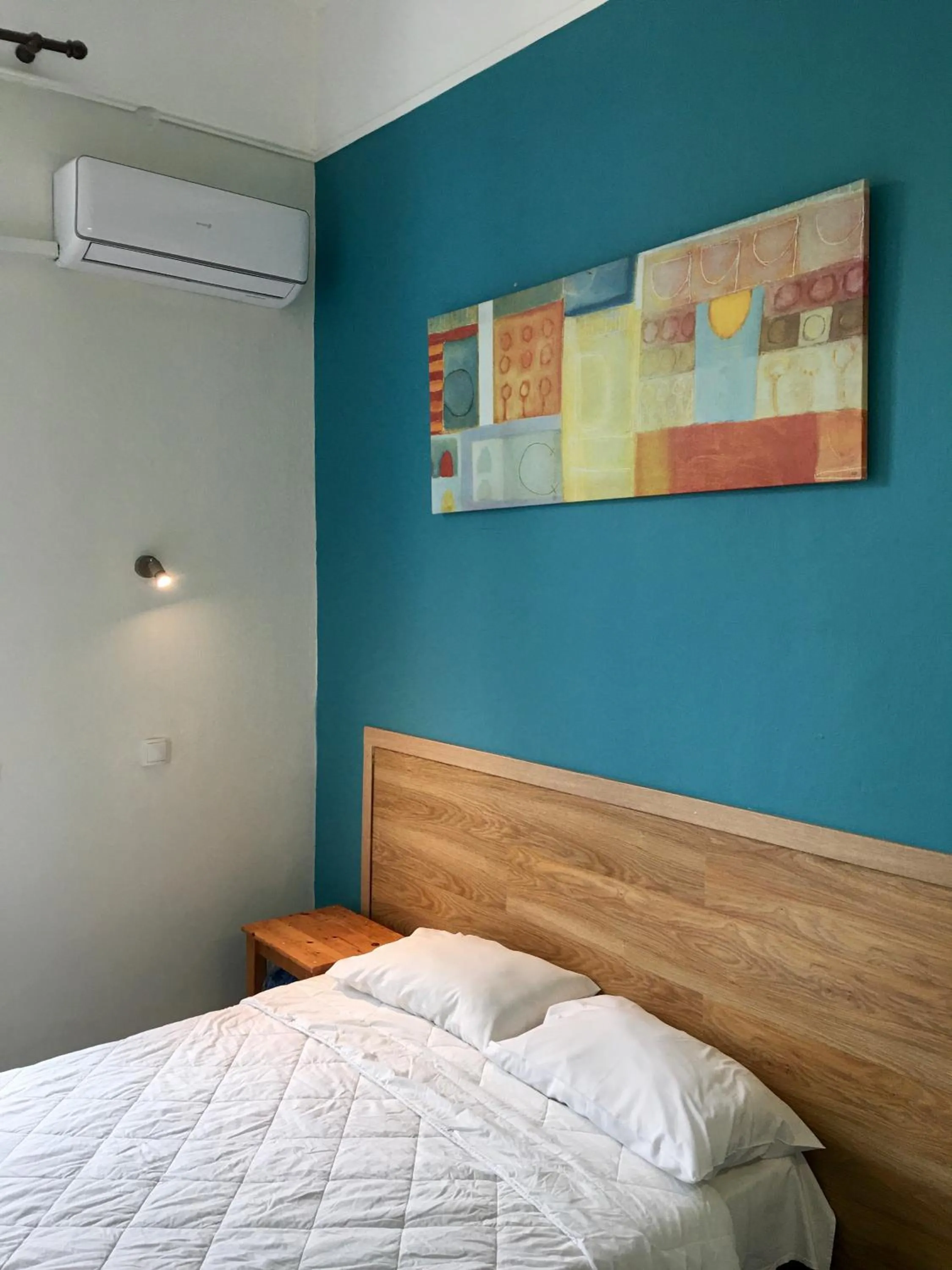 Bed in Hotel Kastoria