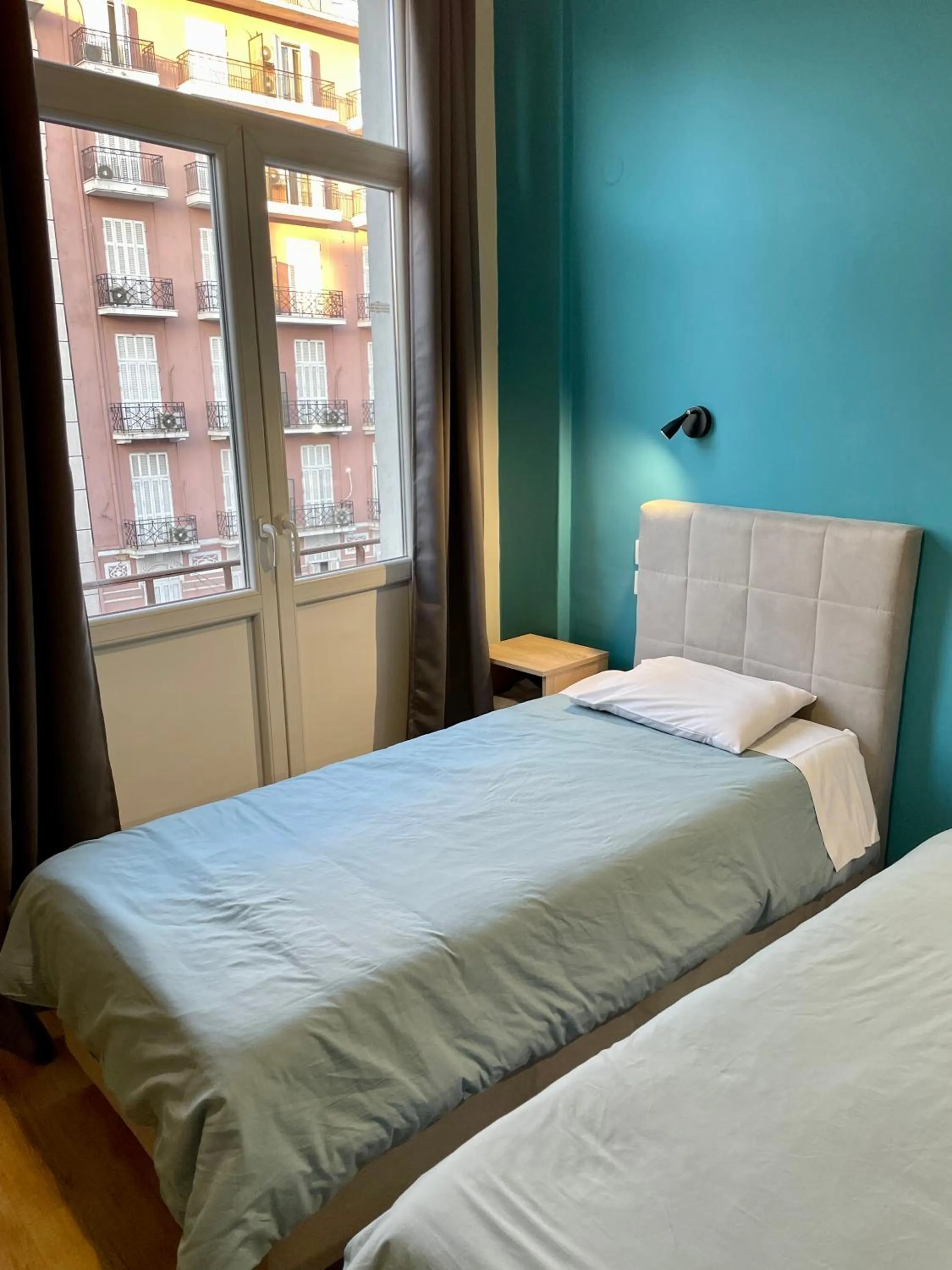 Bed in Hotel Kastoria