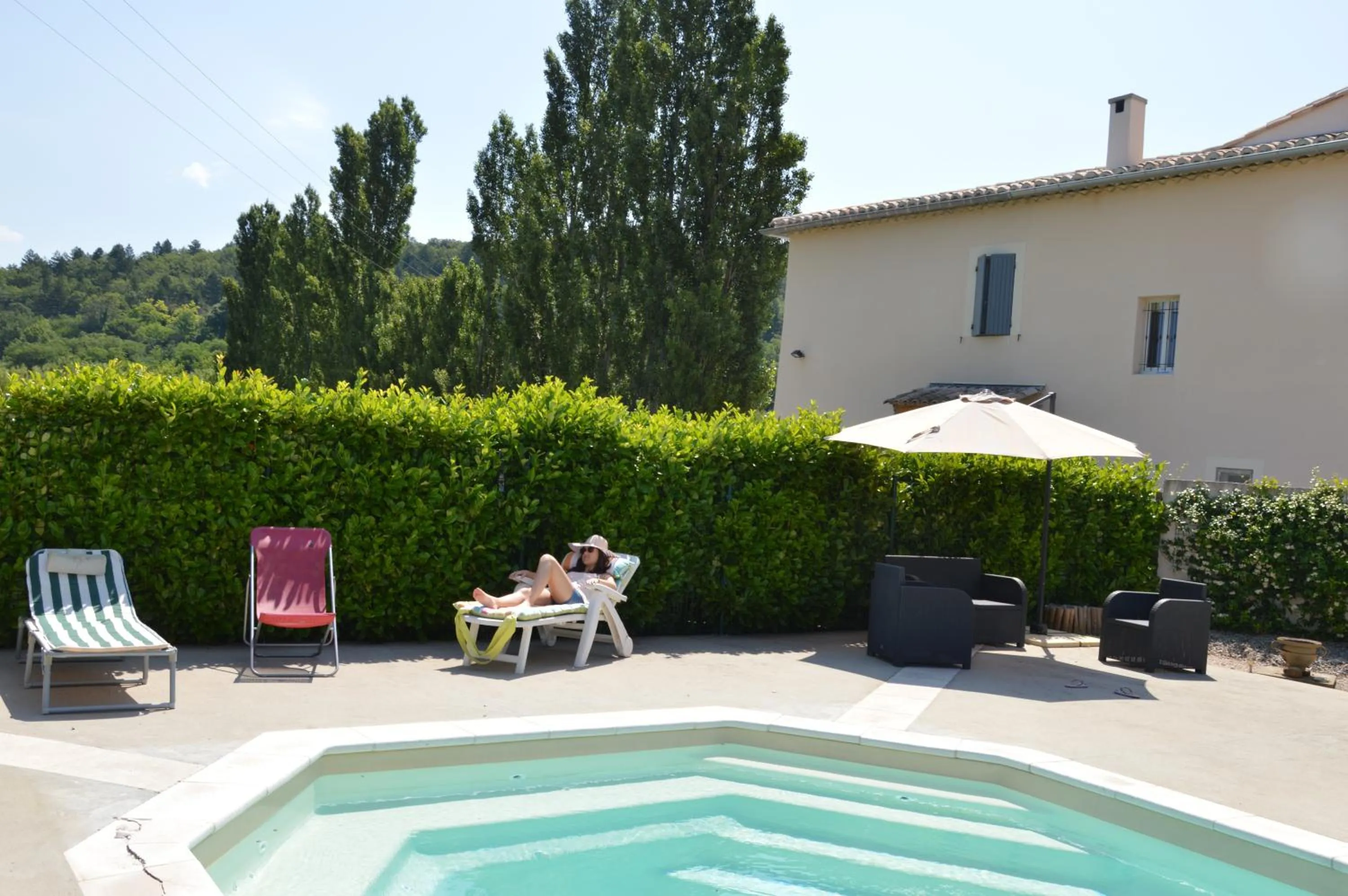 Swimming pool in Il était une fois...