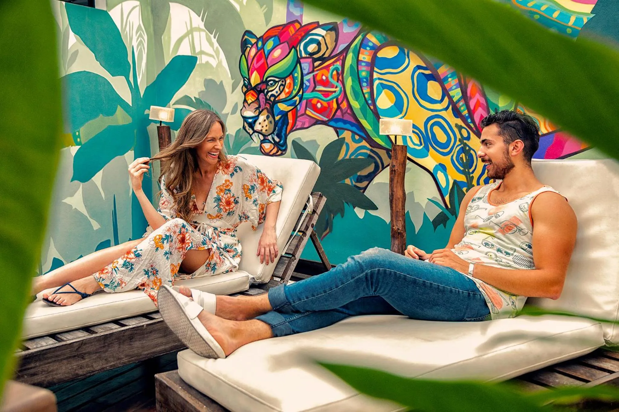 Patio in Nomads Hotel & Rooftop Pool Cancun