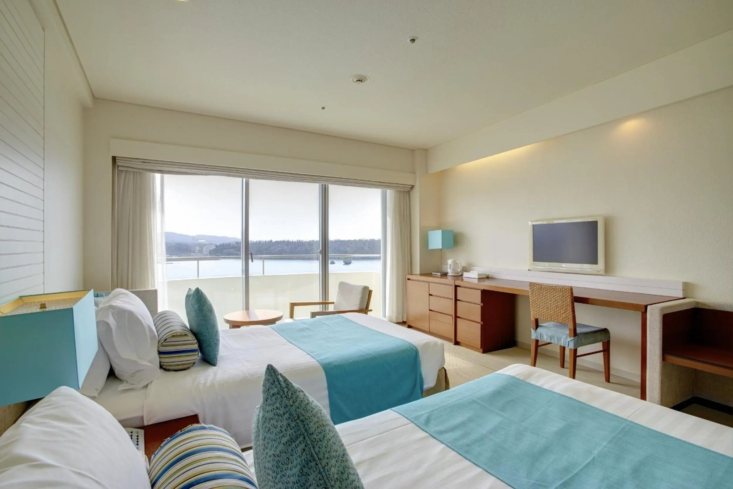 Photo of the whole room, Bed in ANA InterContinental Manza Beach Resort by IHG