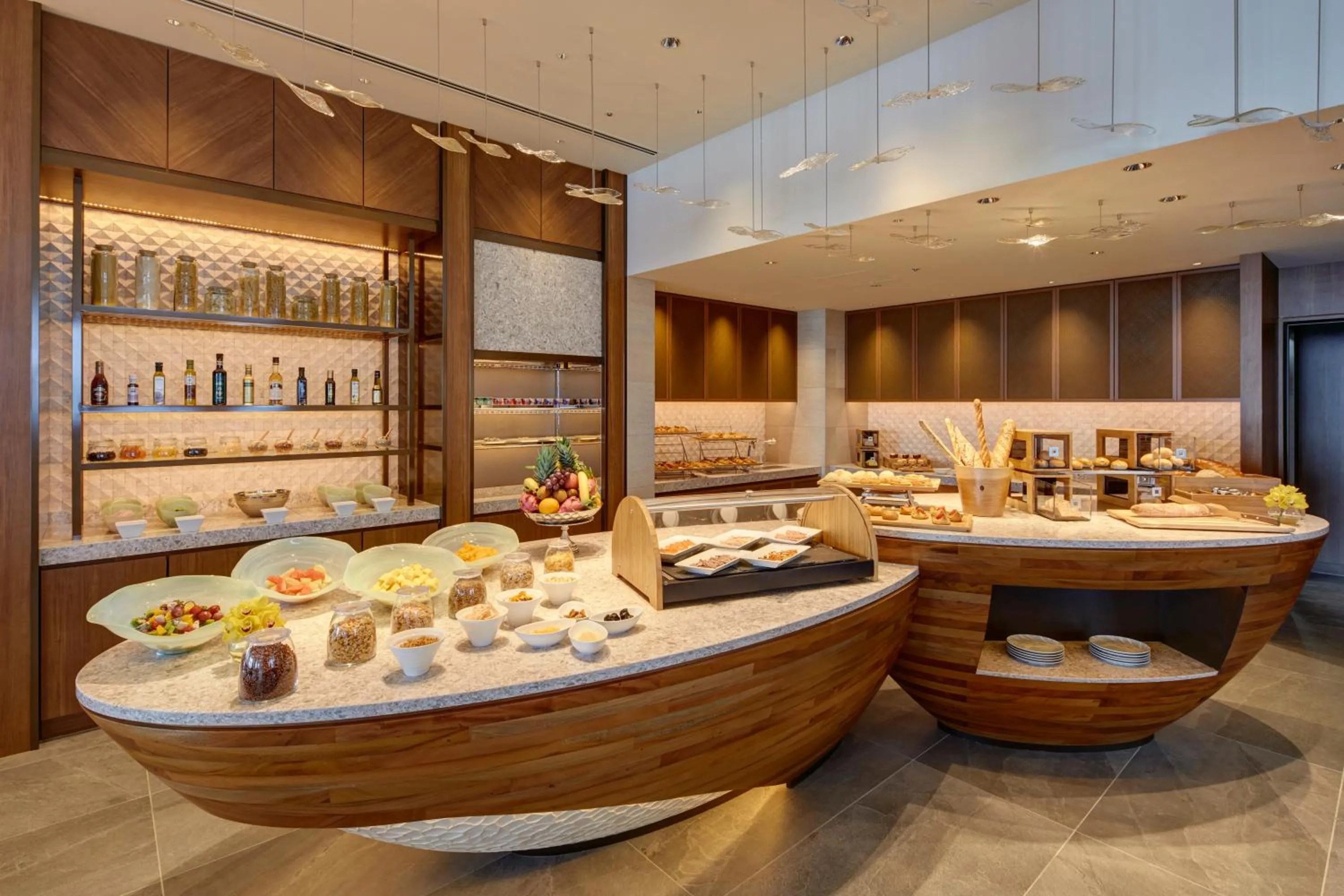 Breakfast in ANA InterContinental Manza Beach Resort by IHG