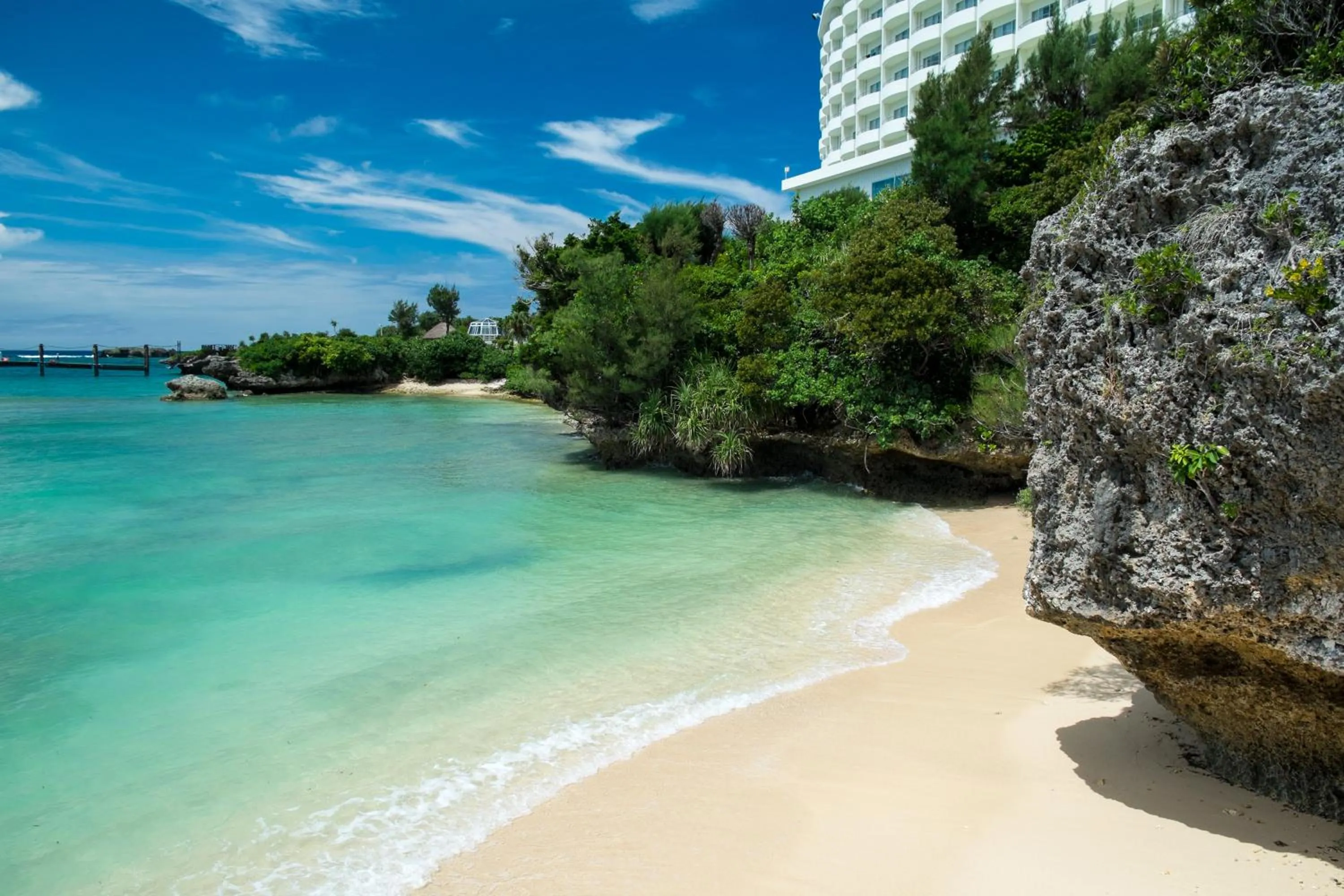 Beach in ANA InterContinental Manza Beach Resort by IHG