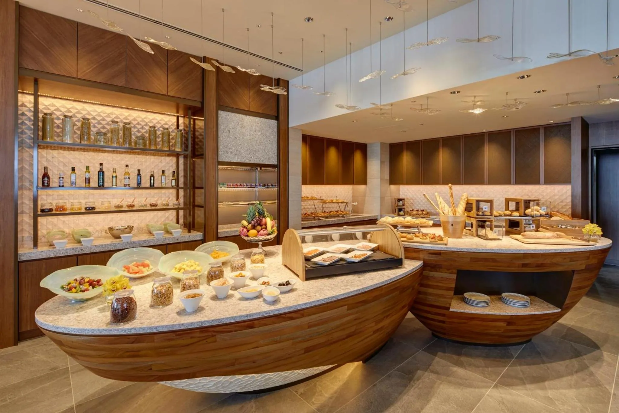 Breakfast in ANA InterContinental Manza Beach Resort by IHG