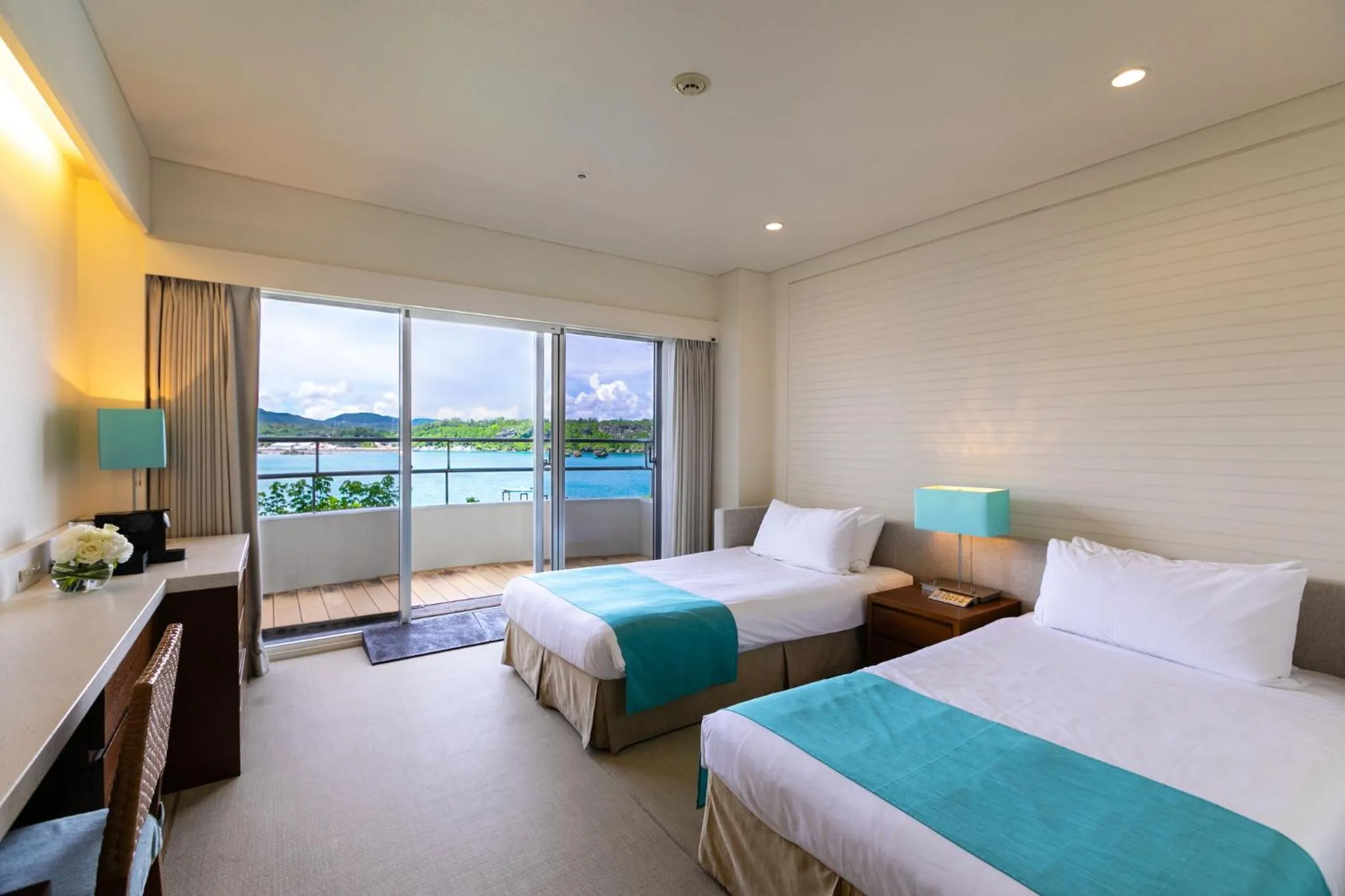 Photo of the whole room, Bed in ANA InterContinental Manza Beach Resort by IHG