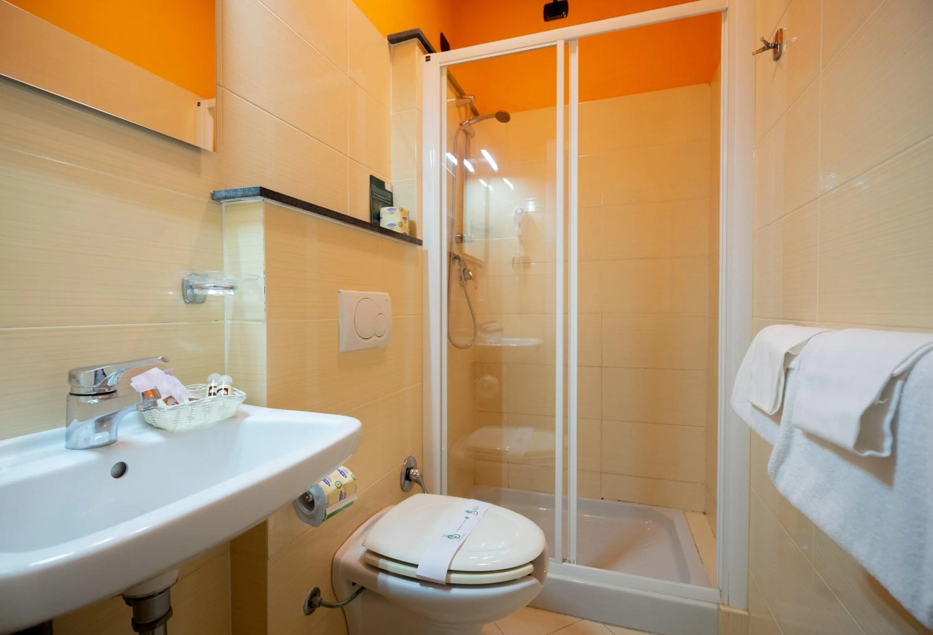 Shower in Hotel Bernardino