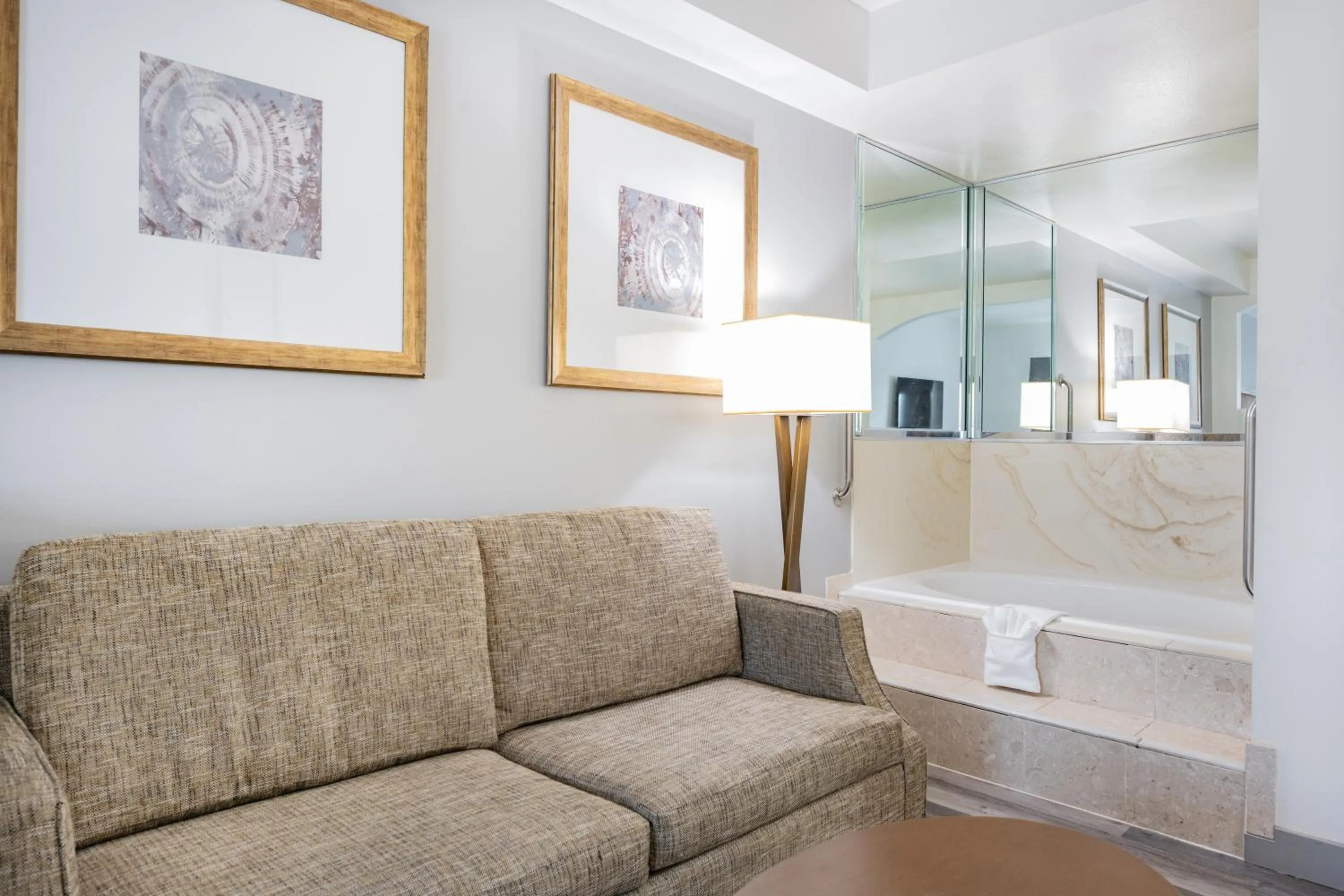 Bathroom in Ramada by Wyndham Bakersfield