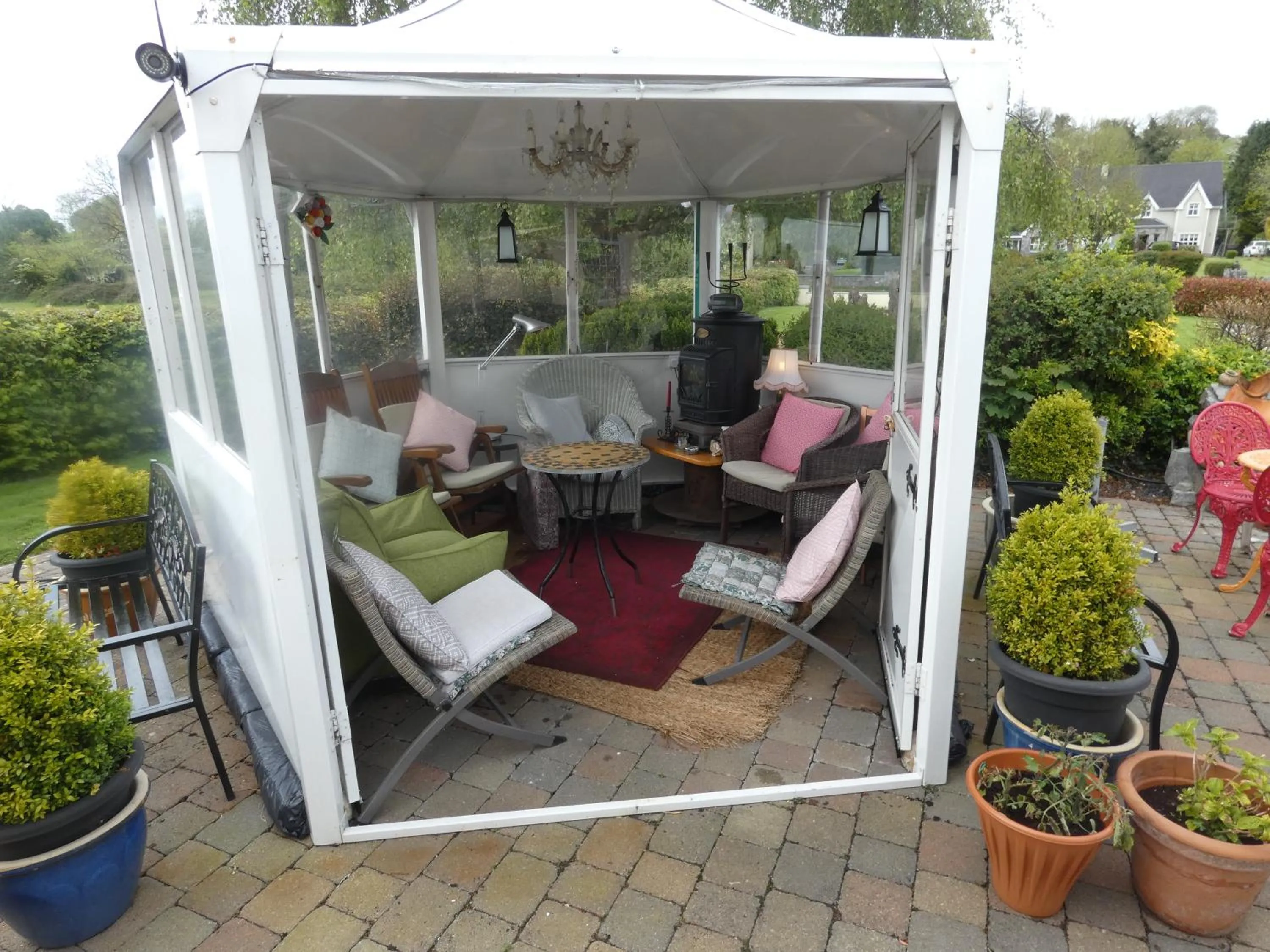 Patio in Bunratty Castle Mews B&B