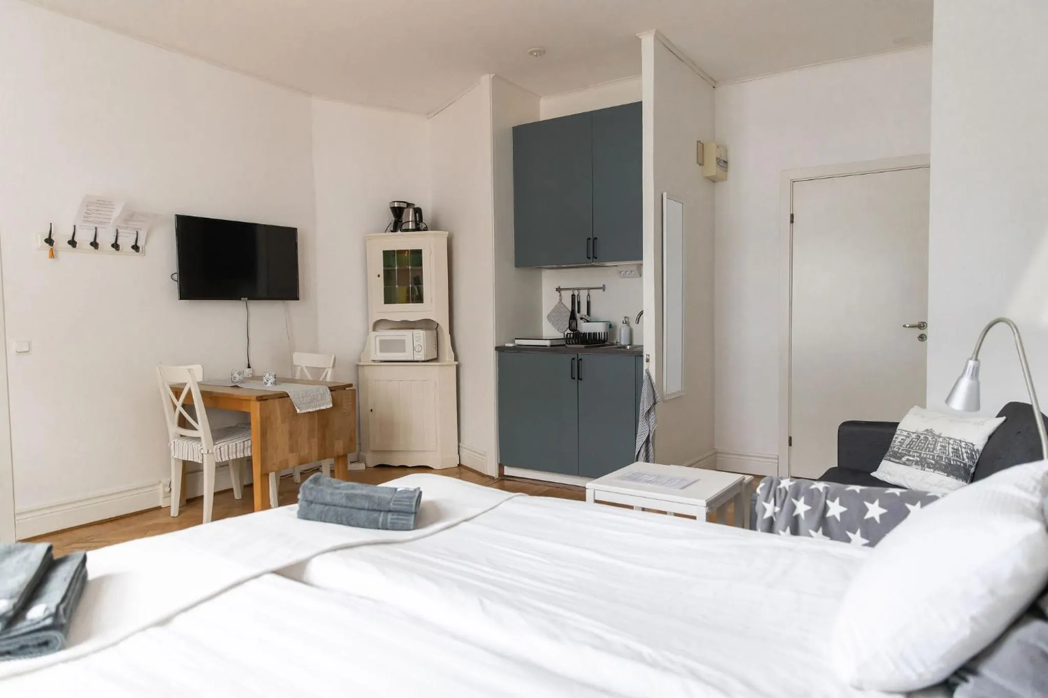 Bed in Hotell Villa Rönne