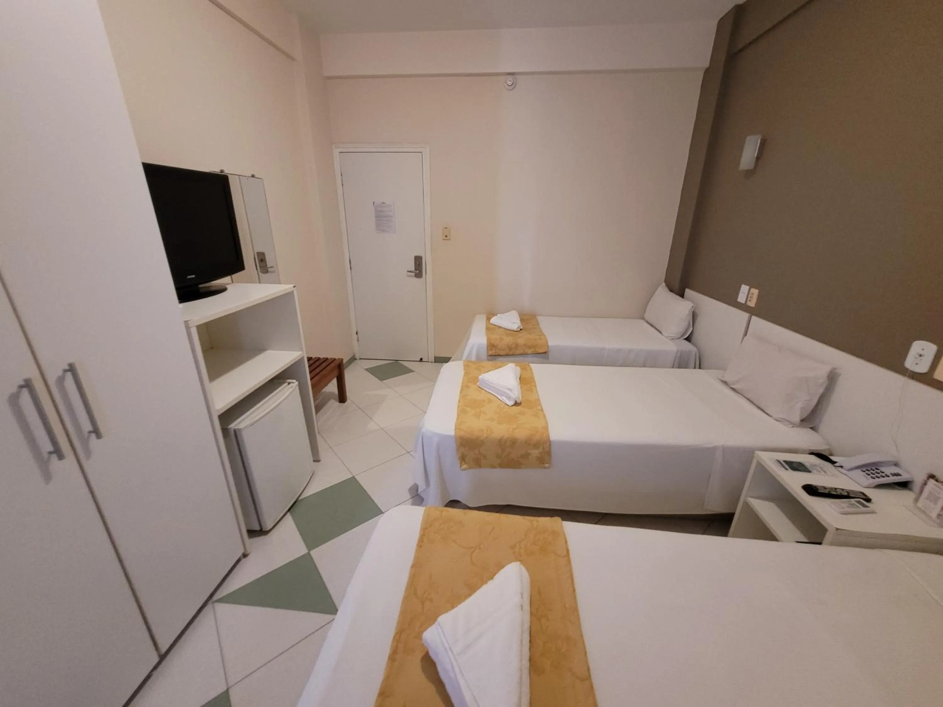 Bed in Sandrin Praia Hotel