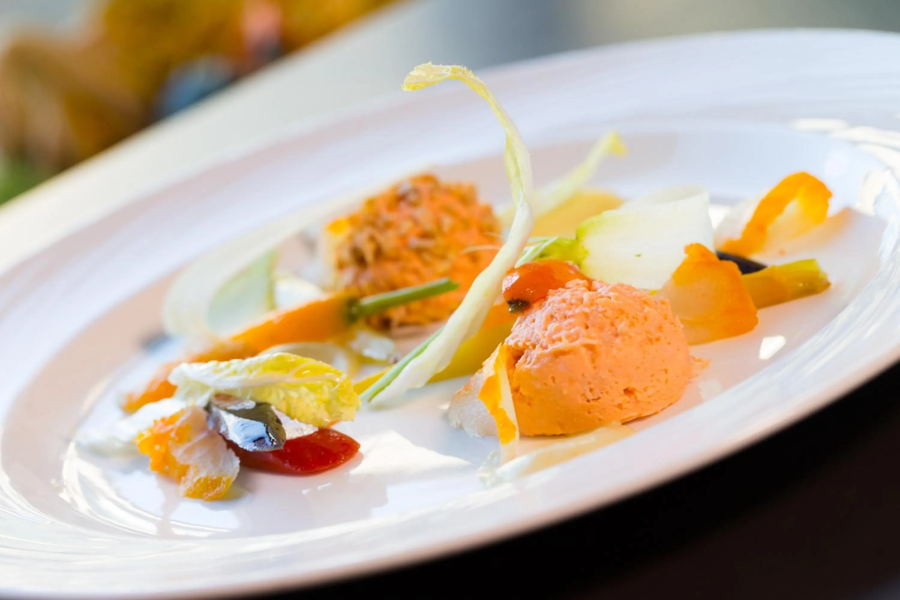 Food close-up in Logis Restaurant & Hôtel À la 12