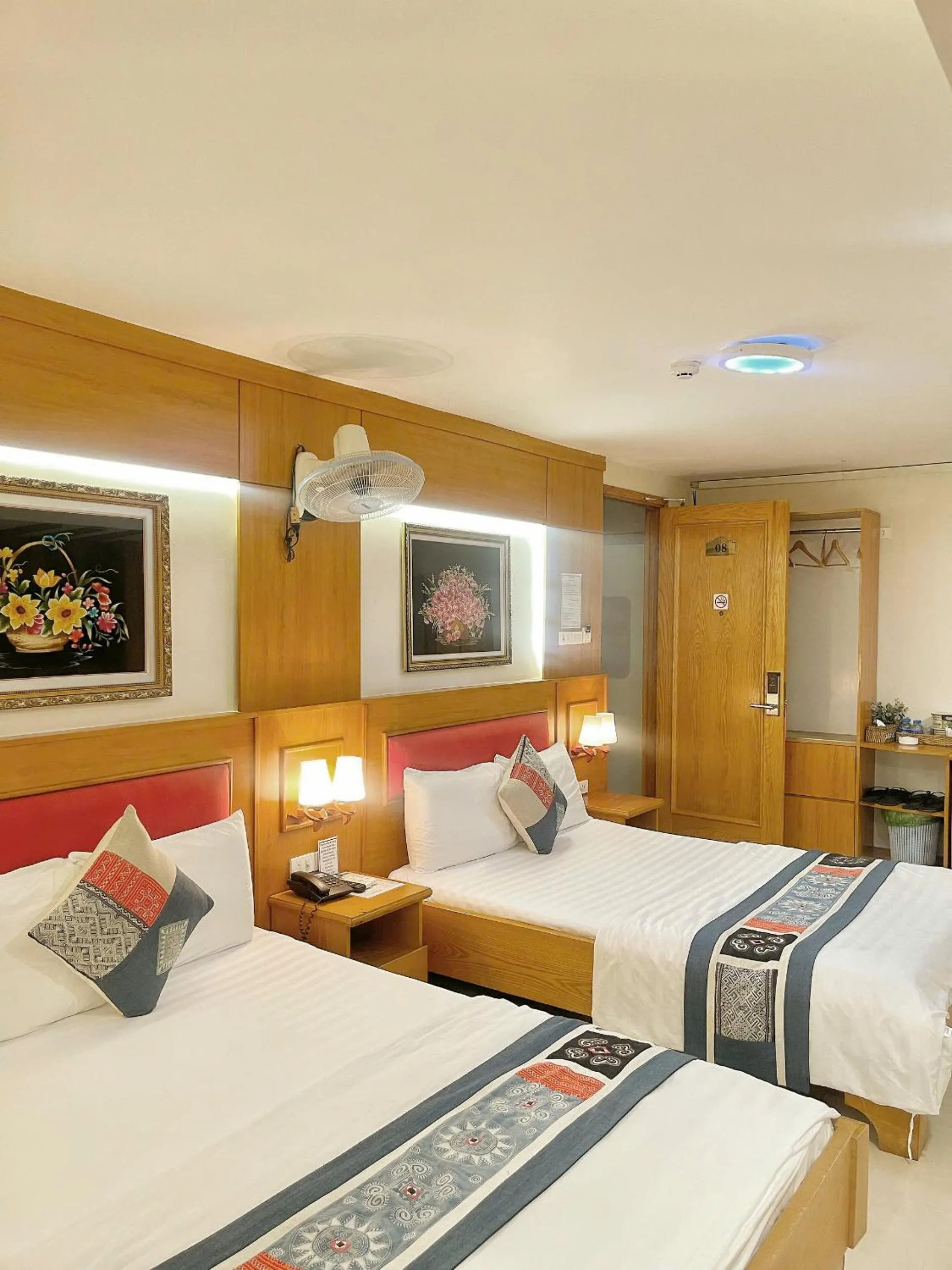 Bed in Anh Dao Hotel