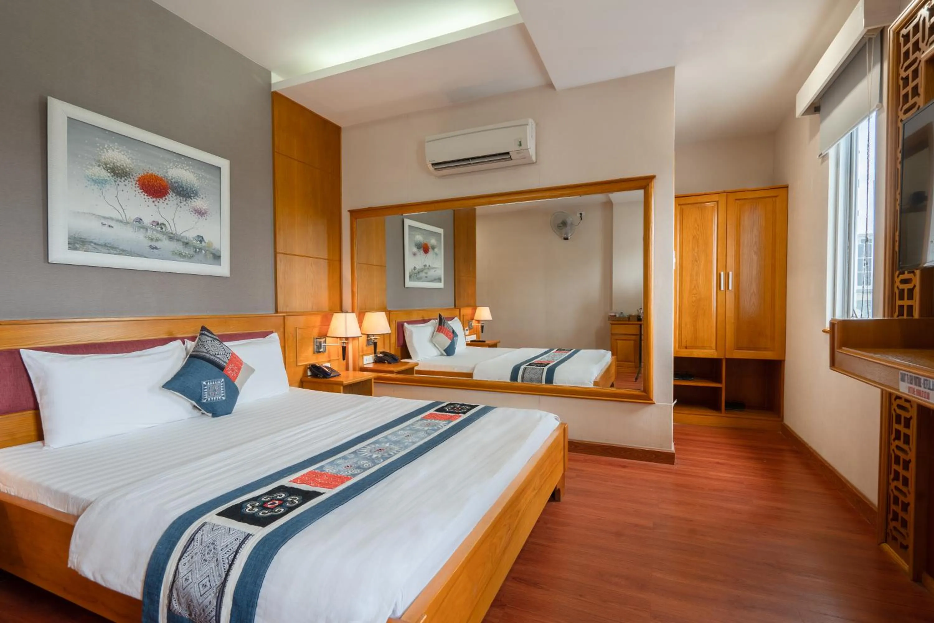 Bed in Anh Dao Hotel