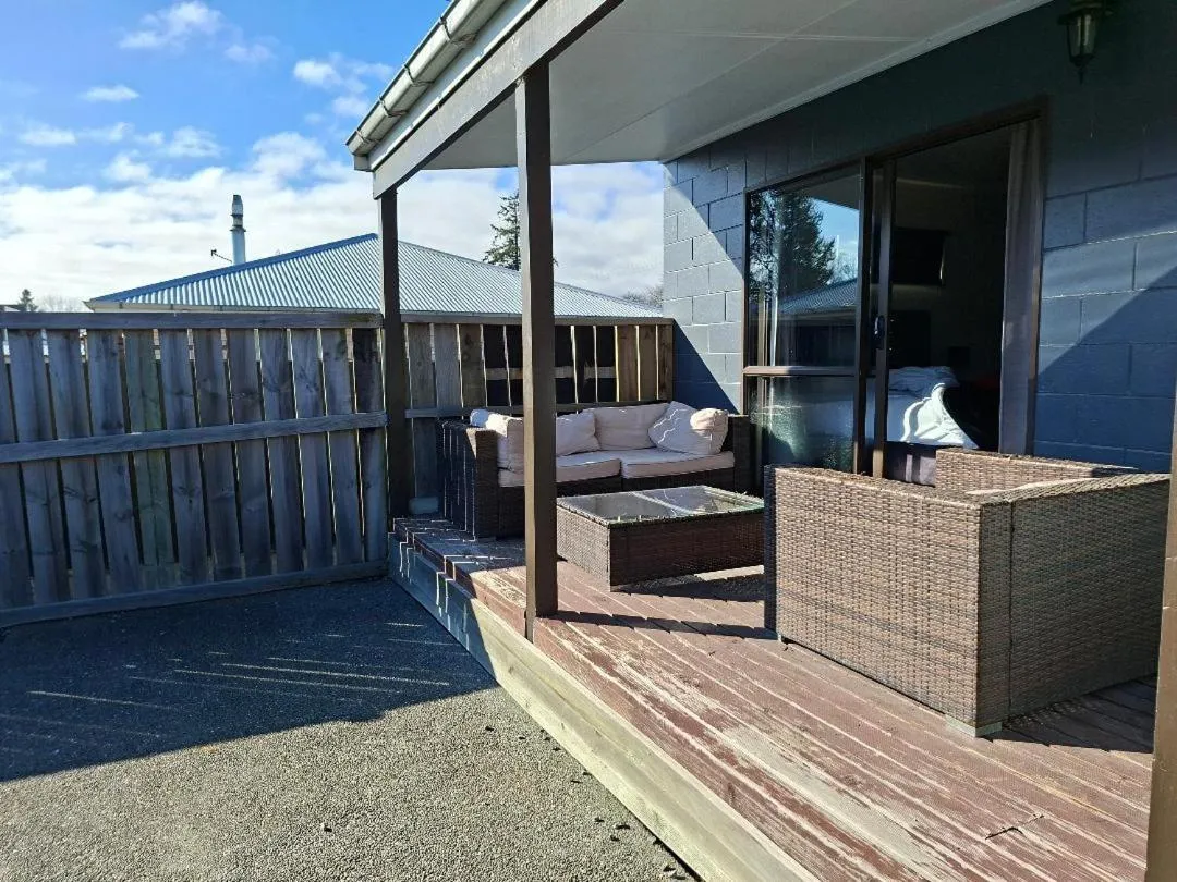 Patio in Mackenzie Motels