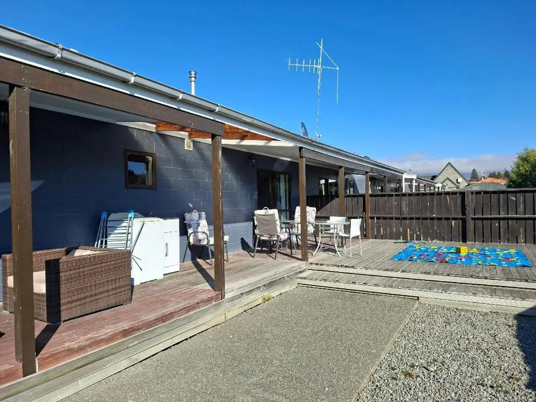 Patio in Mackenzie Motels