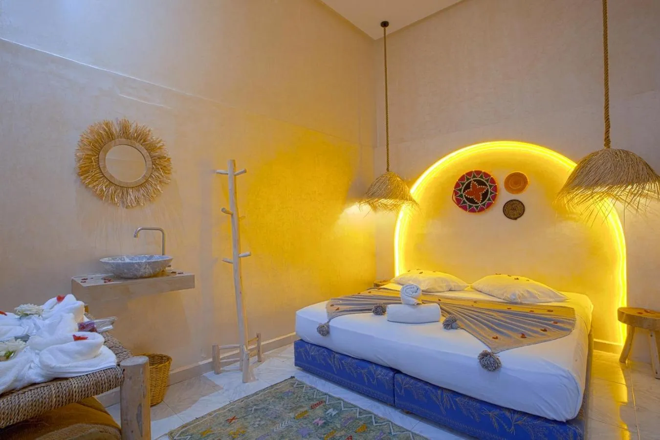 Bed in Riad El Kennaria