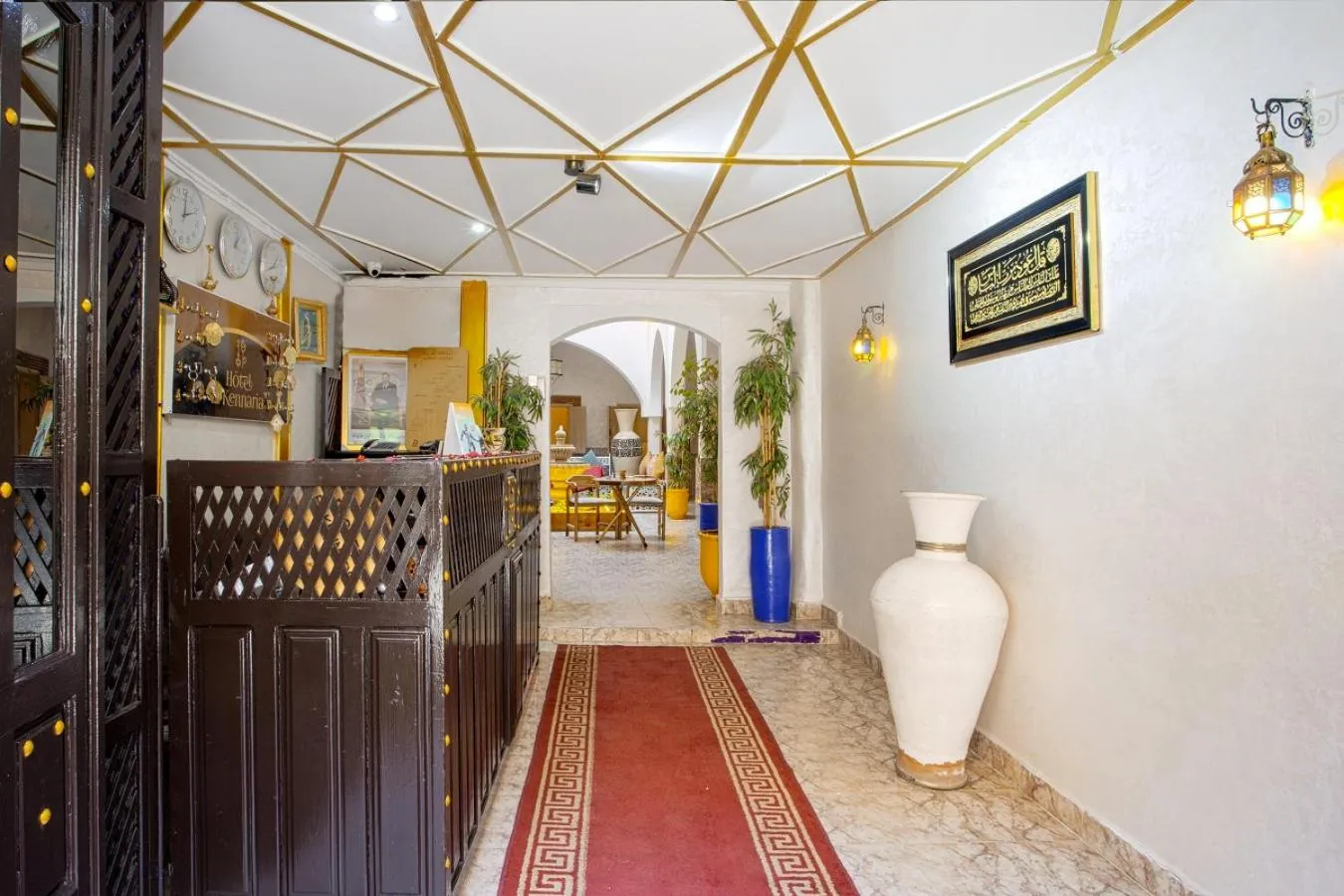 Lobby or reception in Riad El Kennaria