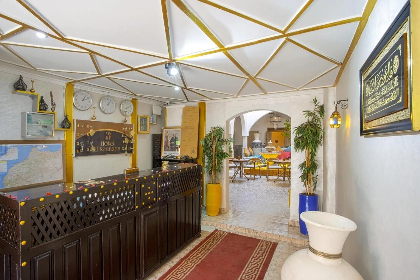 Lobby or reception in Riad El Kennaria