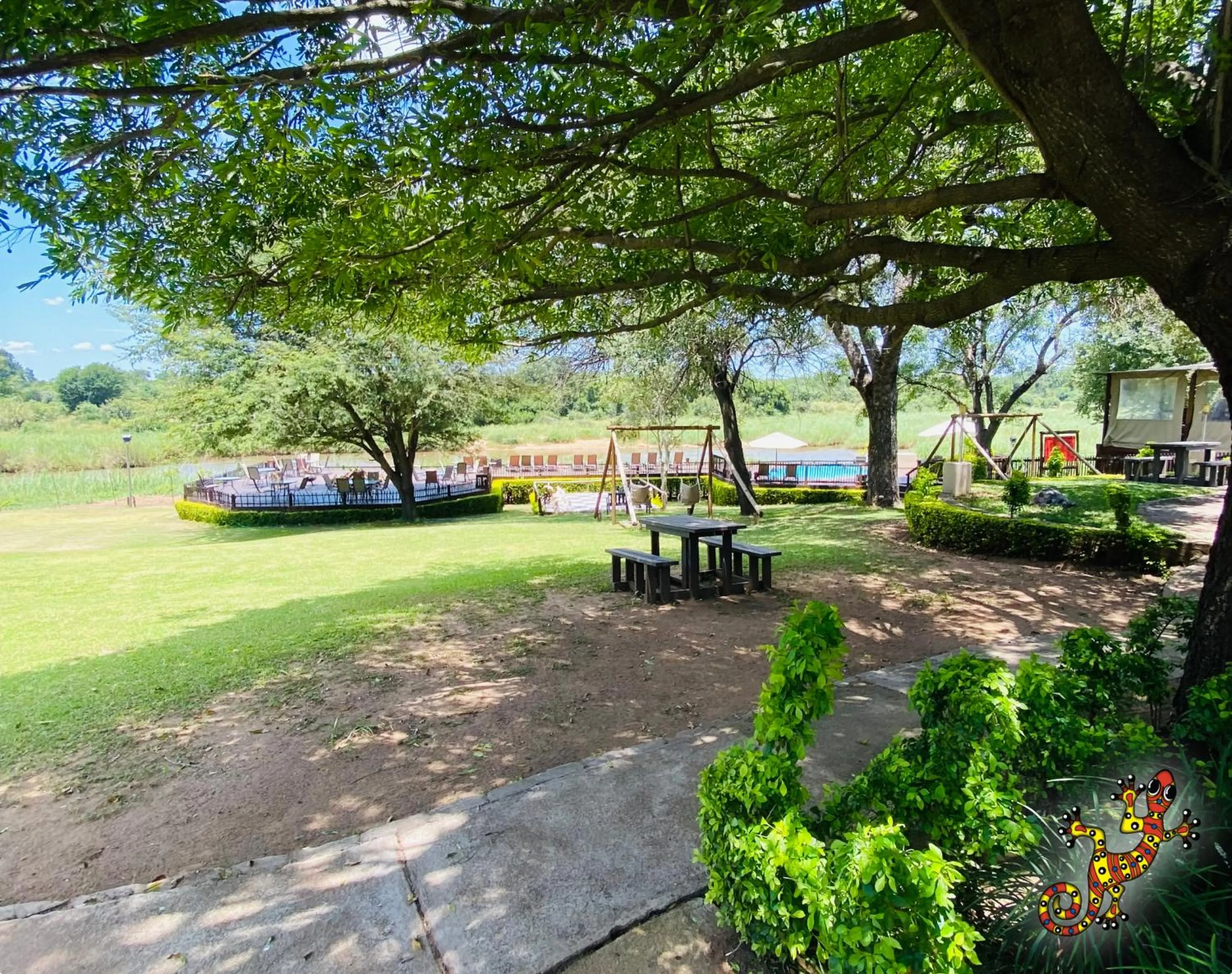 Garden in Sabie River Bush Lodge