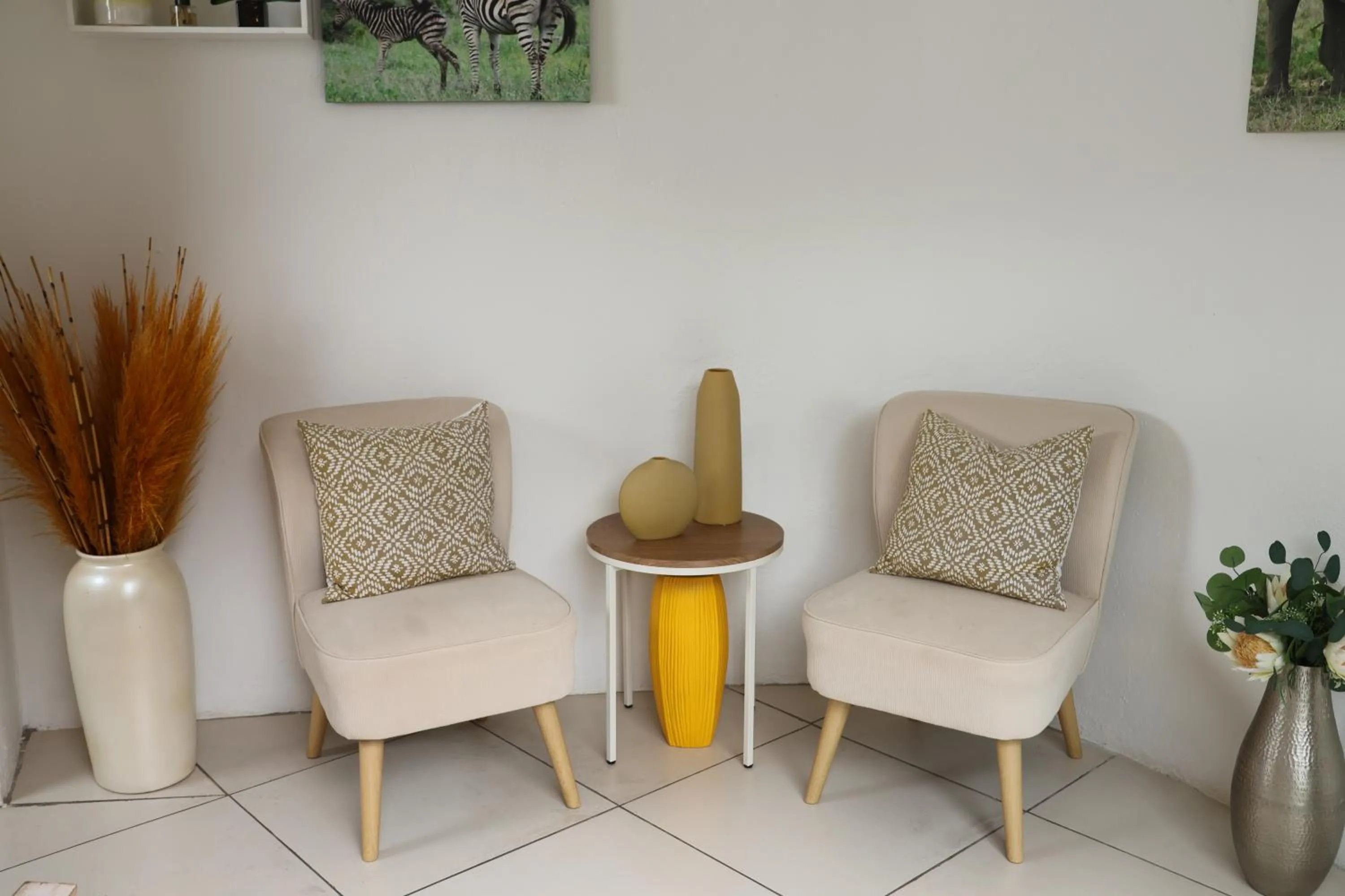 Seating area in Sabie River Bush Lodge