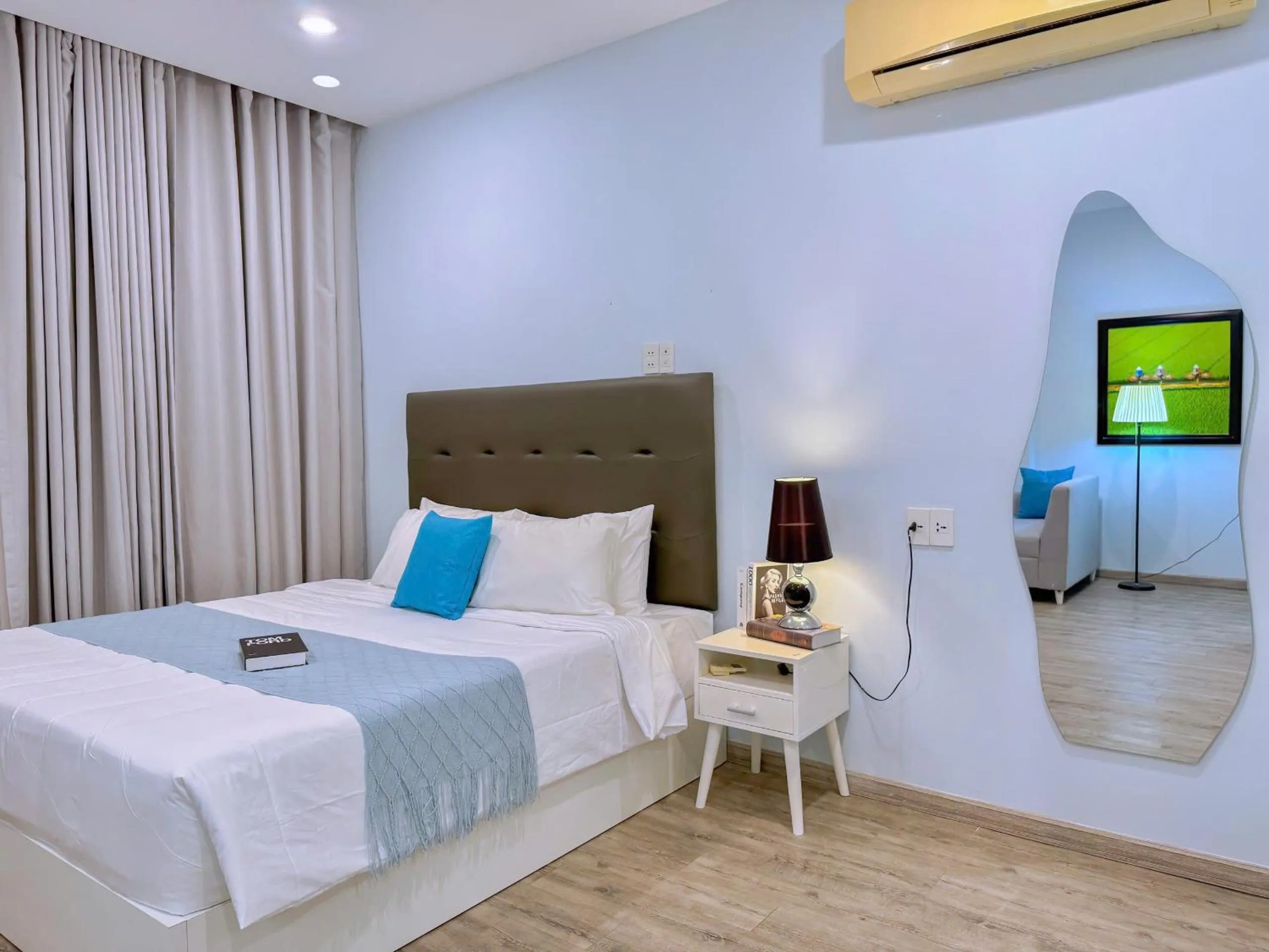 Bed in The Wind Mountainside Hotel