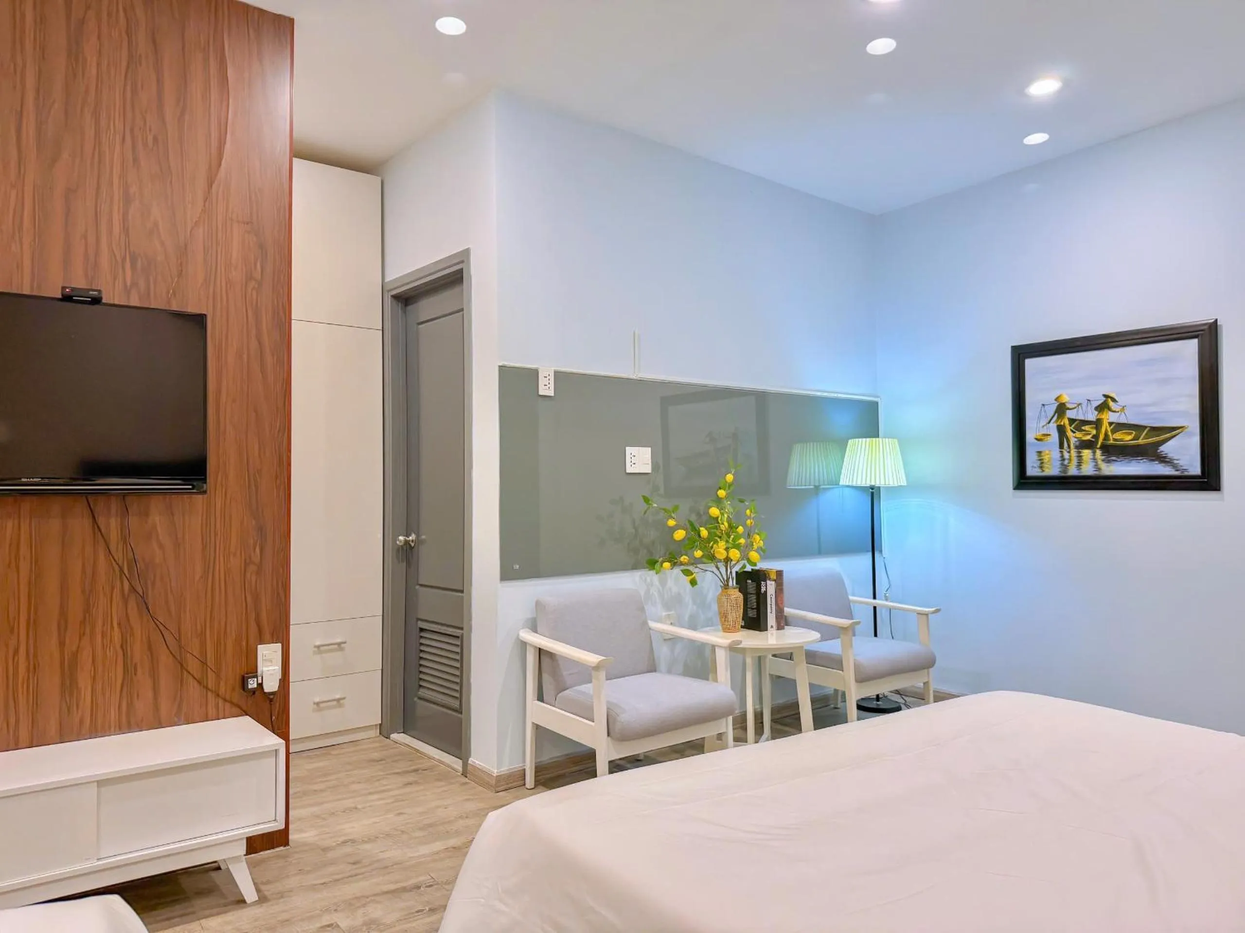 Bed in The Wind Mountainside Hotel