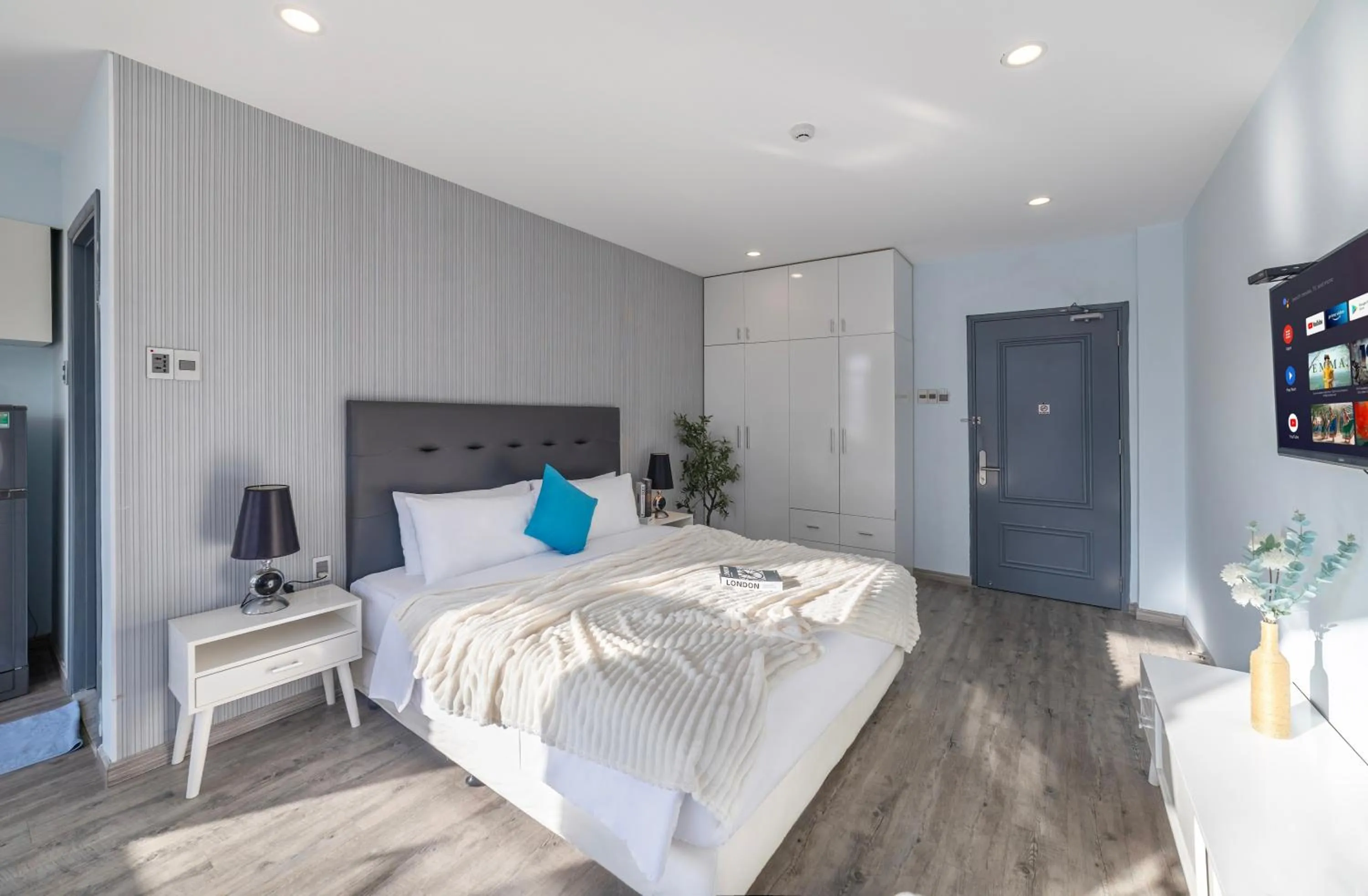 Bed in Hese Boutique Hotel & Apartment