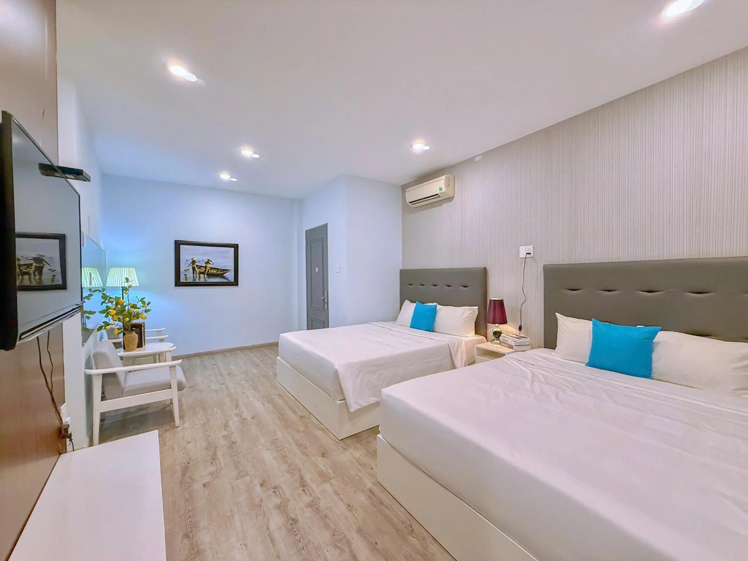 Bed in The Wind Mountainside Hotel