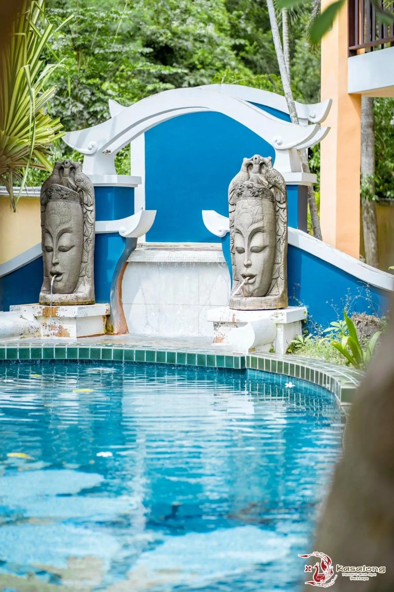 Pool view in Kasalong Resort and Spa Pattaya