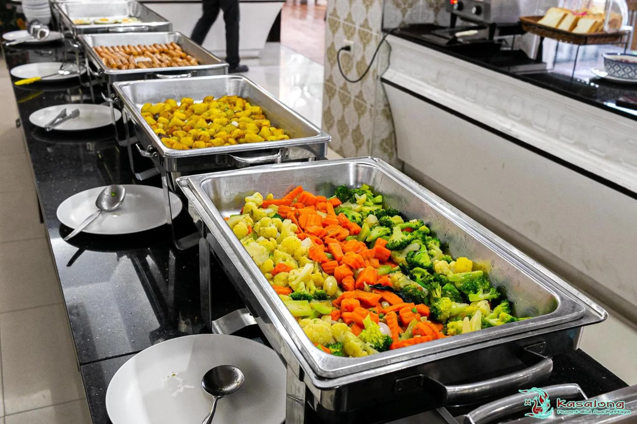 Breakfast in Kasalong Resort and Spa Pattaya