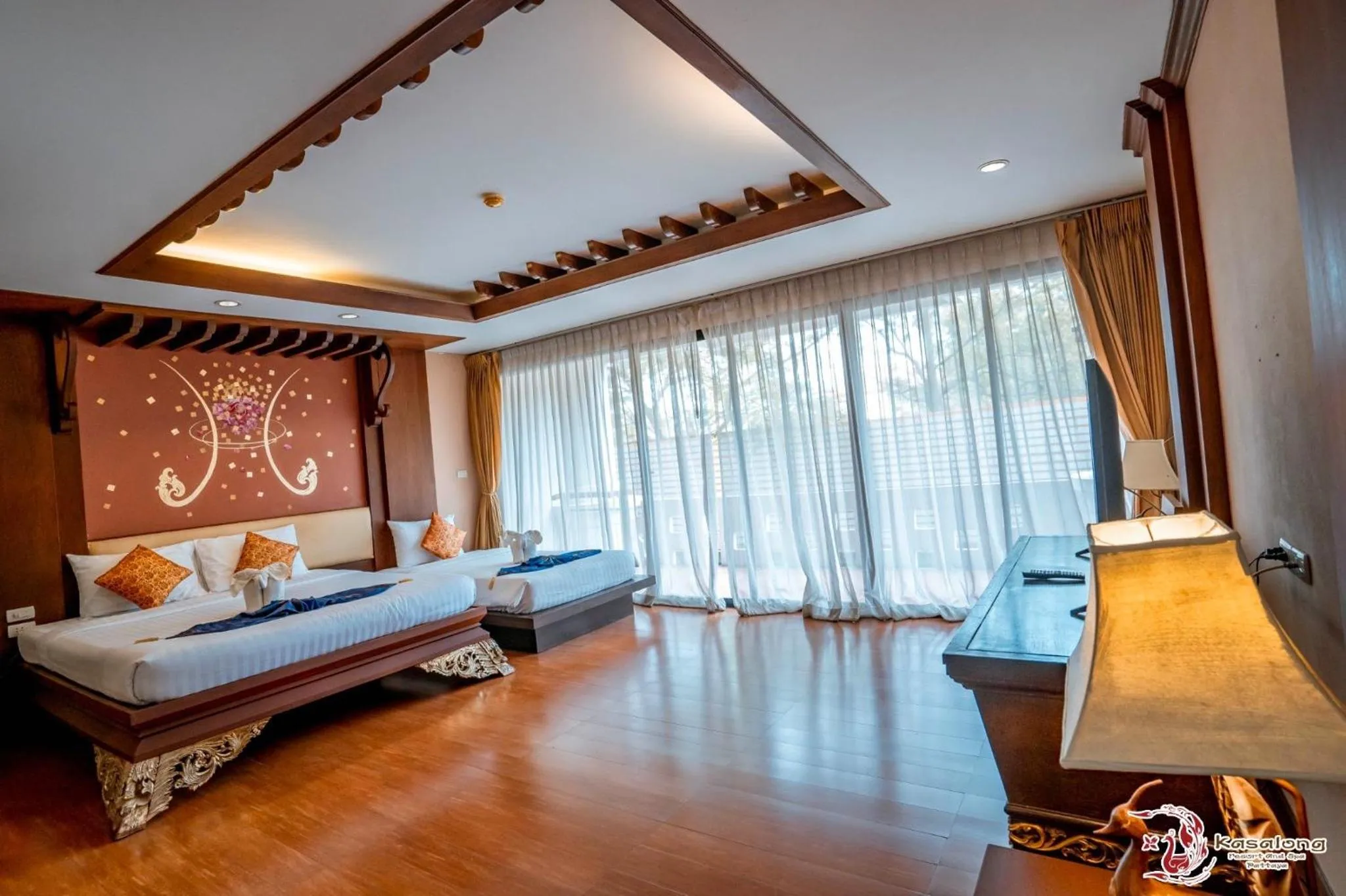 Bedroom, Bed in Kasalong Resort and Spa Pattaya