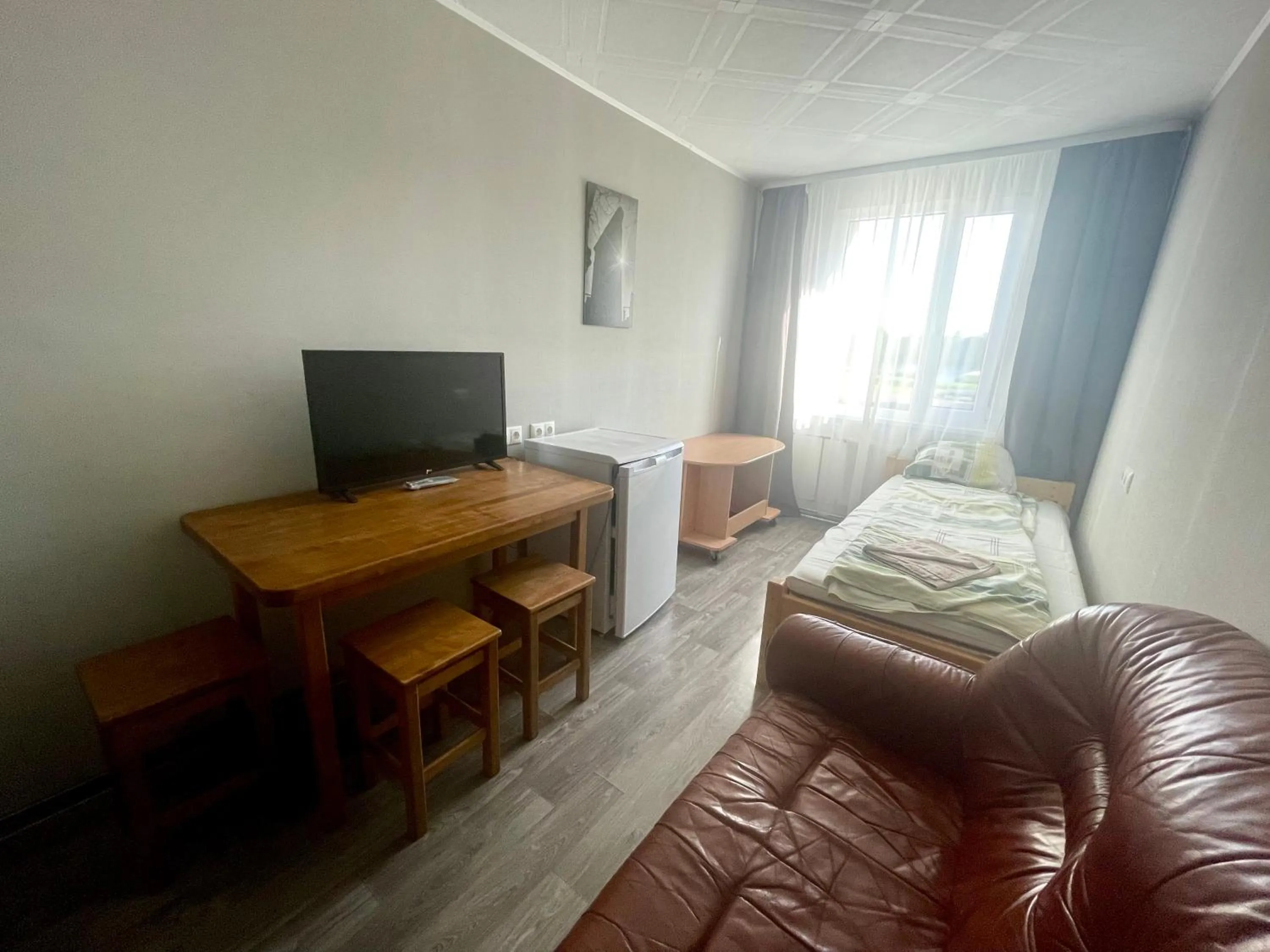 Bed in Riverside Motel Jelgava