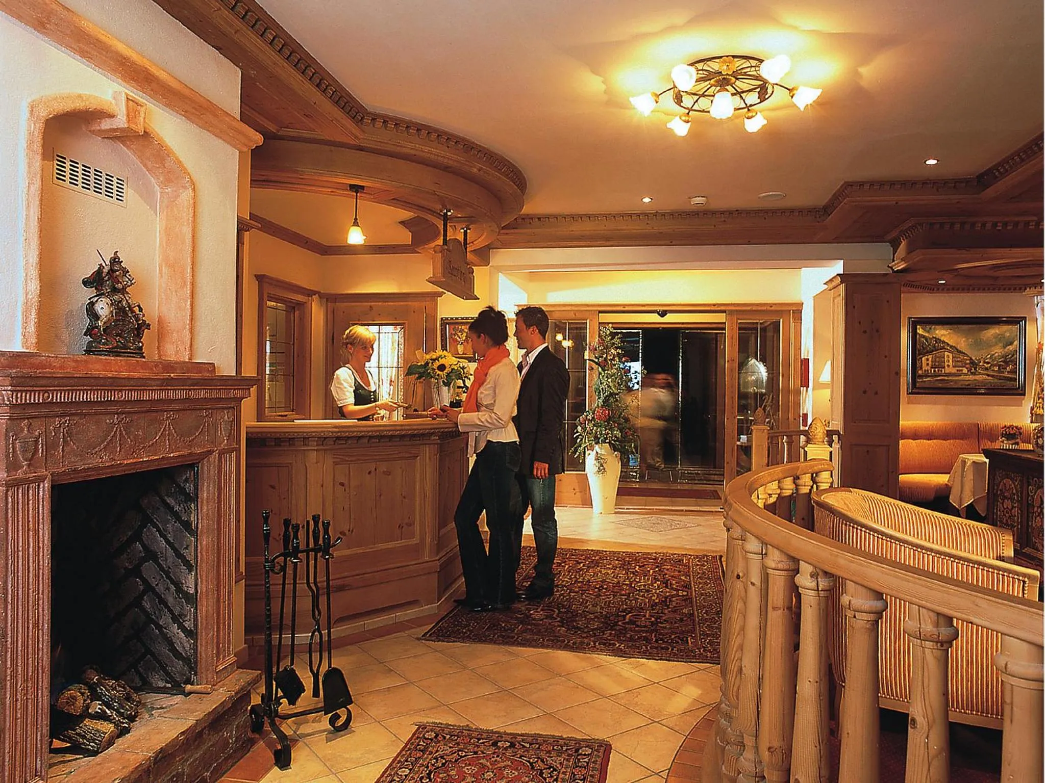 Lobby or reception in Alpenhotel Tirolerhof