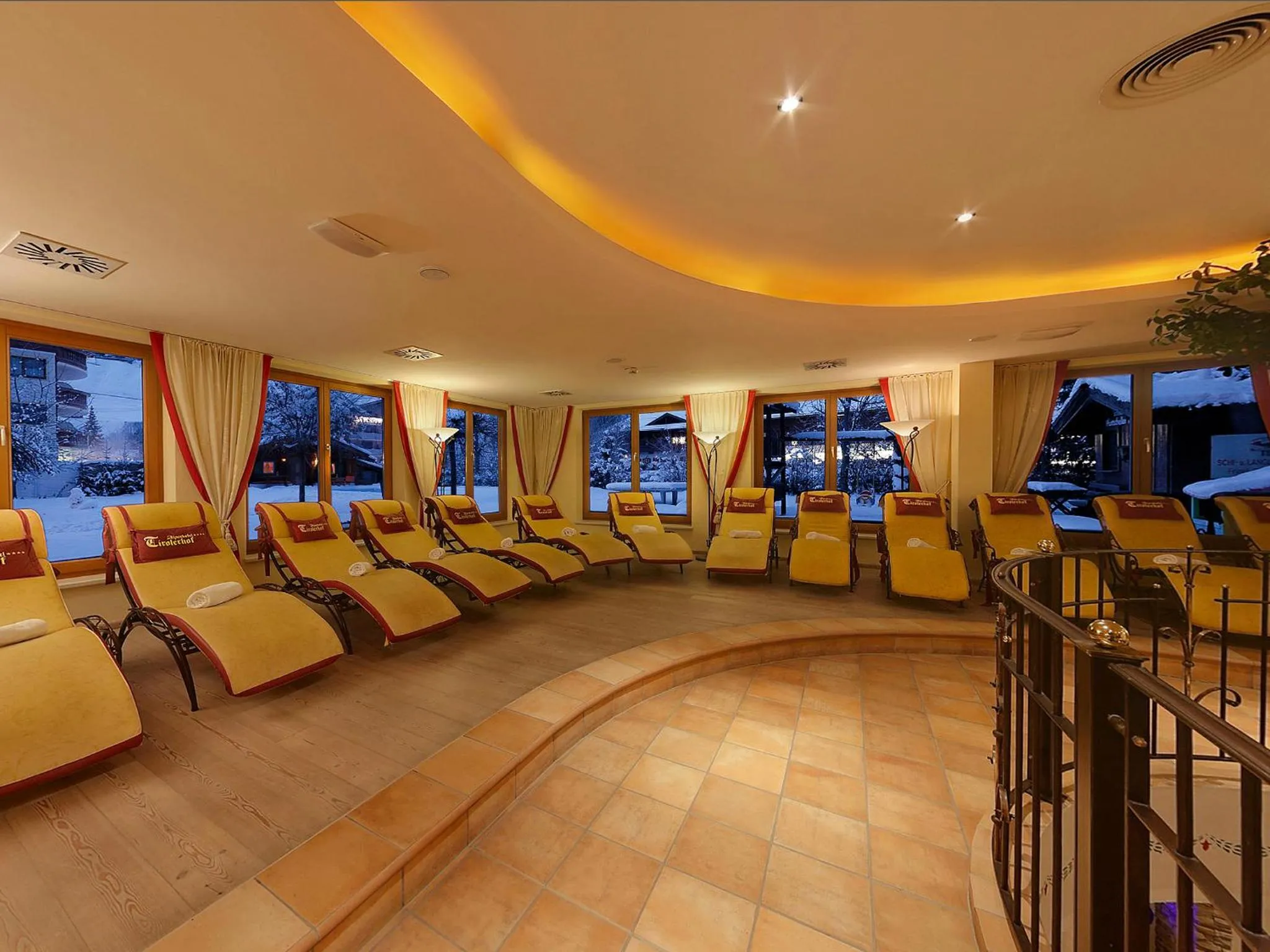 Sauna in Alpenhotel Tirolerhof