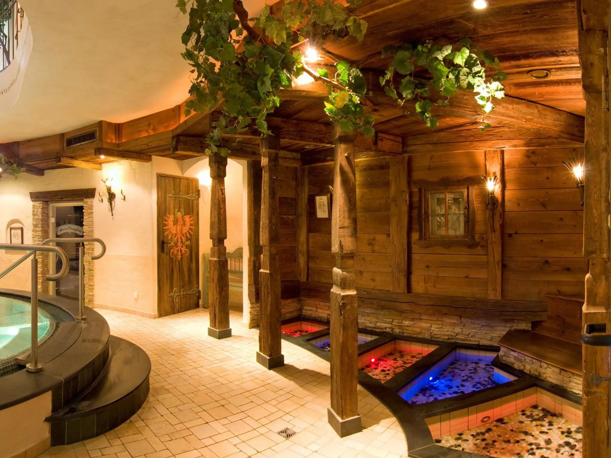 Sauna in Alpenhotel Tirolerhof