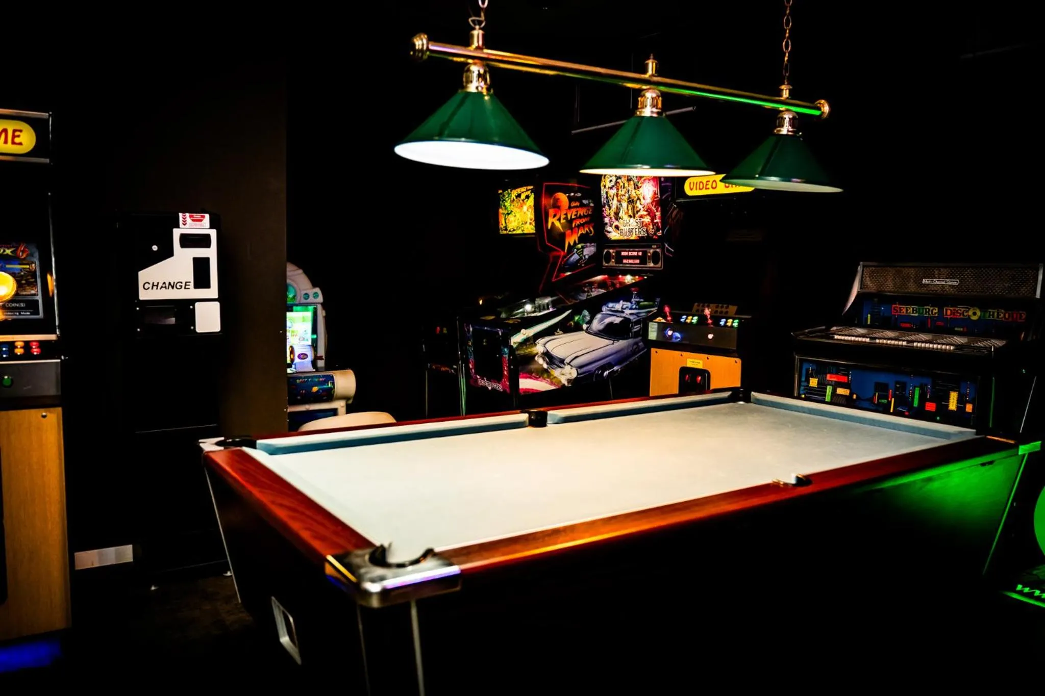 Game Room in Malama Beach Holiday Village