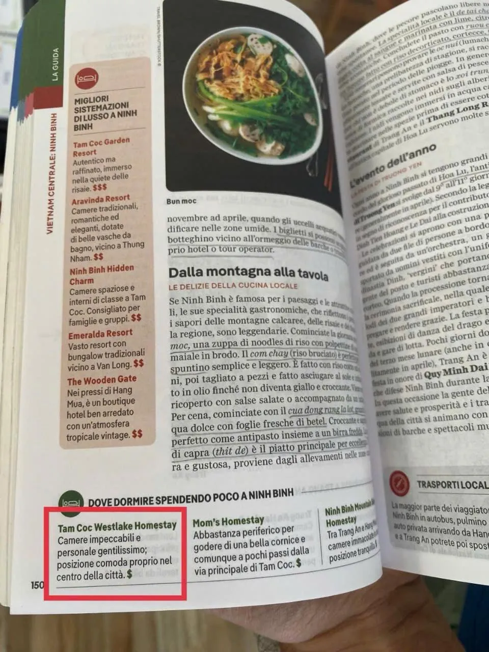 Certificate/Award in Tam Coc Westlake Homestay