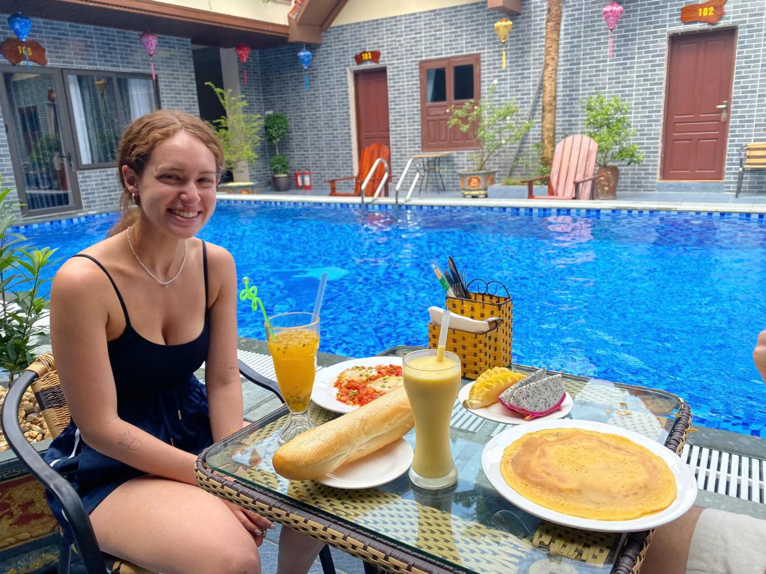 Buffet breakfast in Tam Coc Westlake Homestay