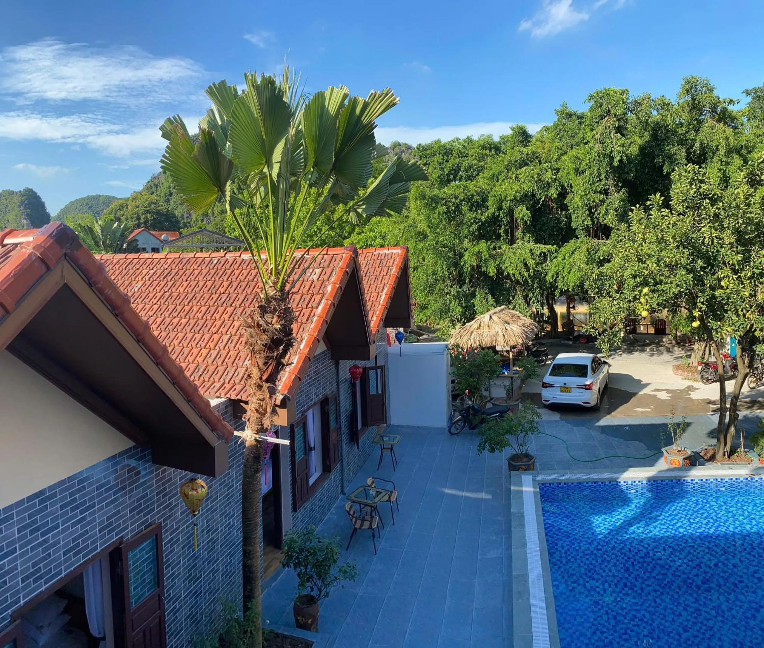 Pool view in Tam Coc Westlake Homestay