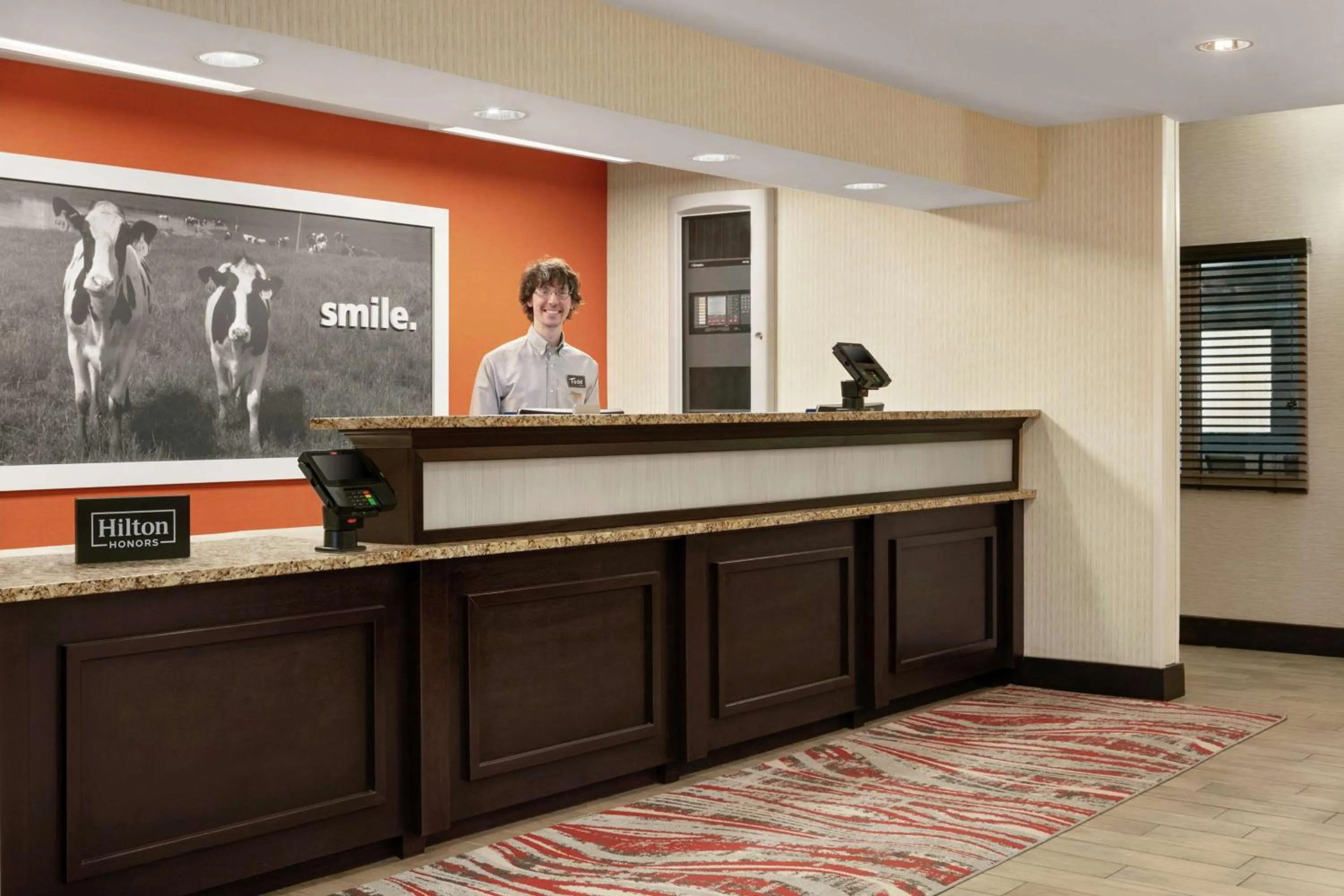Lobby or reception in Hampton Inn Binghamton/Johnson City