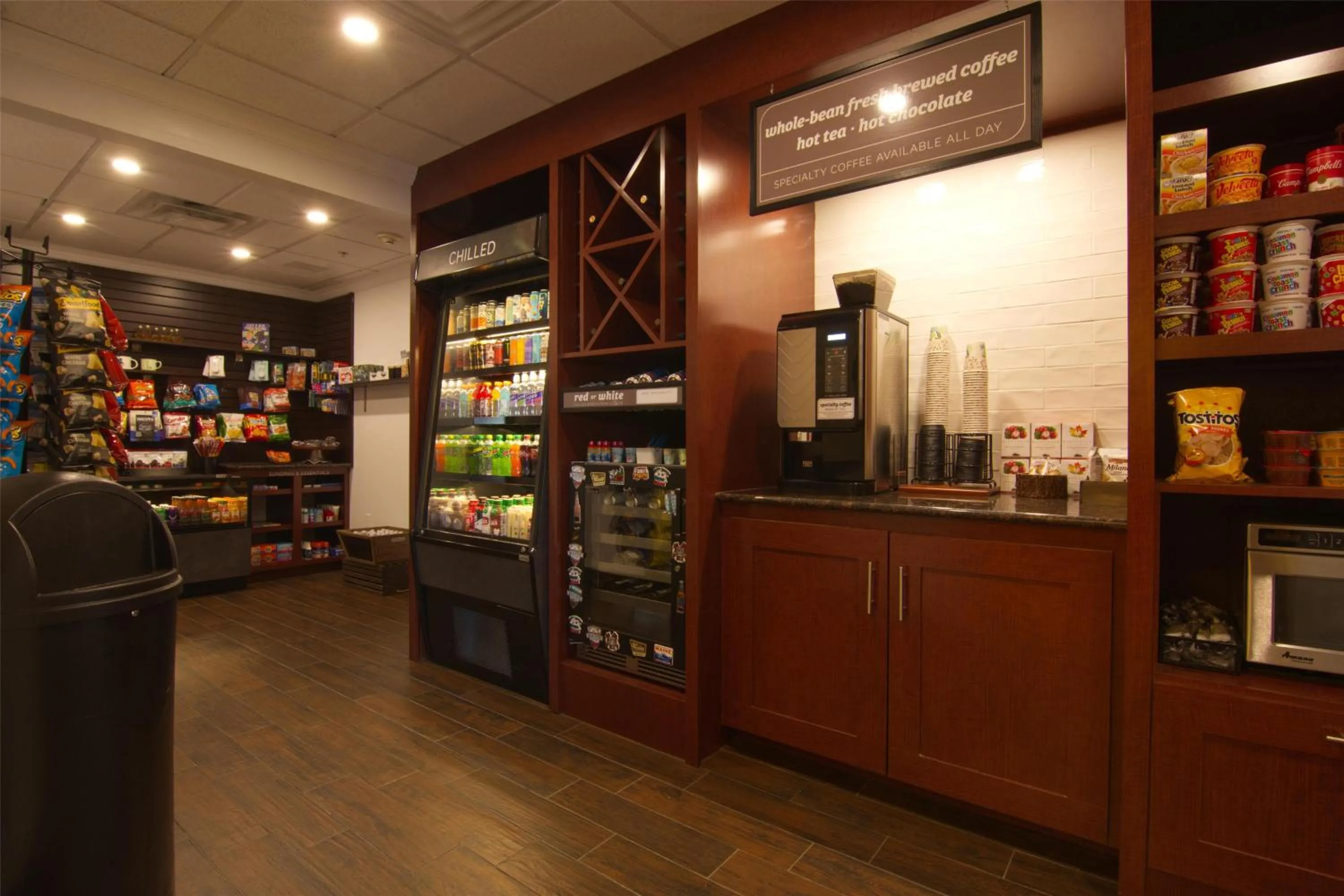 On-site shops in Hilton Garden Inn Bangor