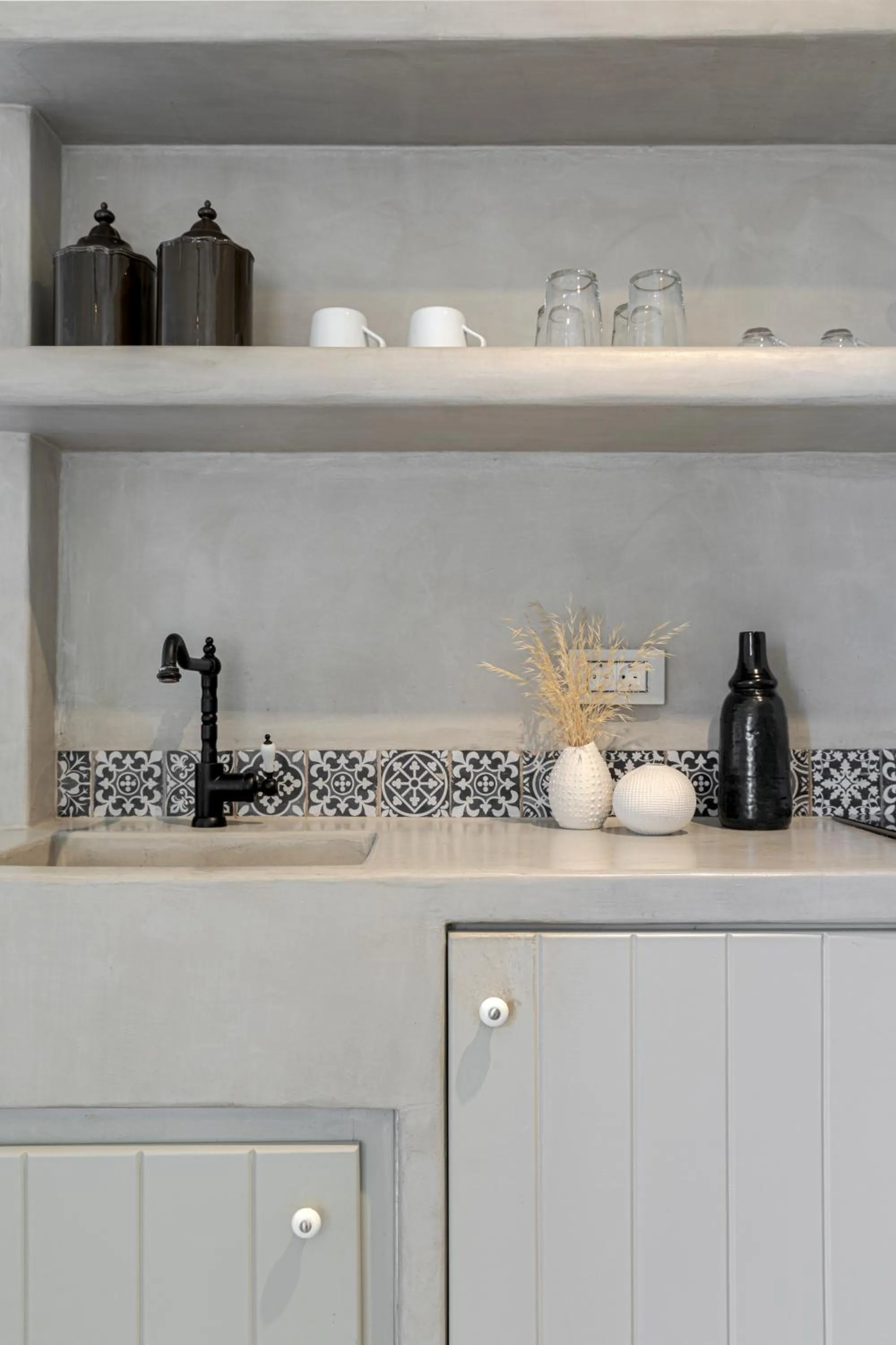 Kitchen or kitchenette in Caldera Houses Oia