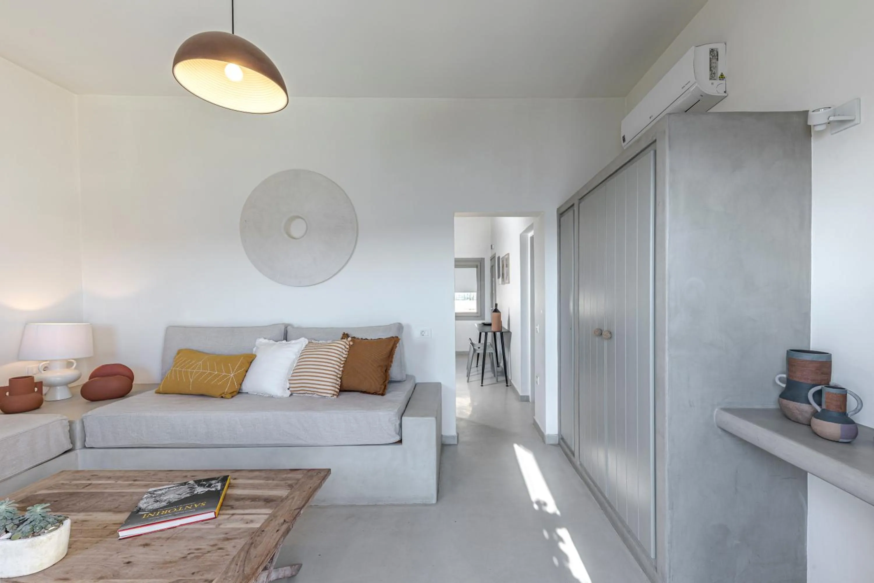 Living room in Caldera Houses Oia