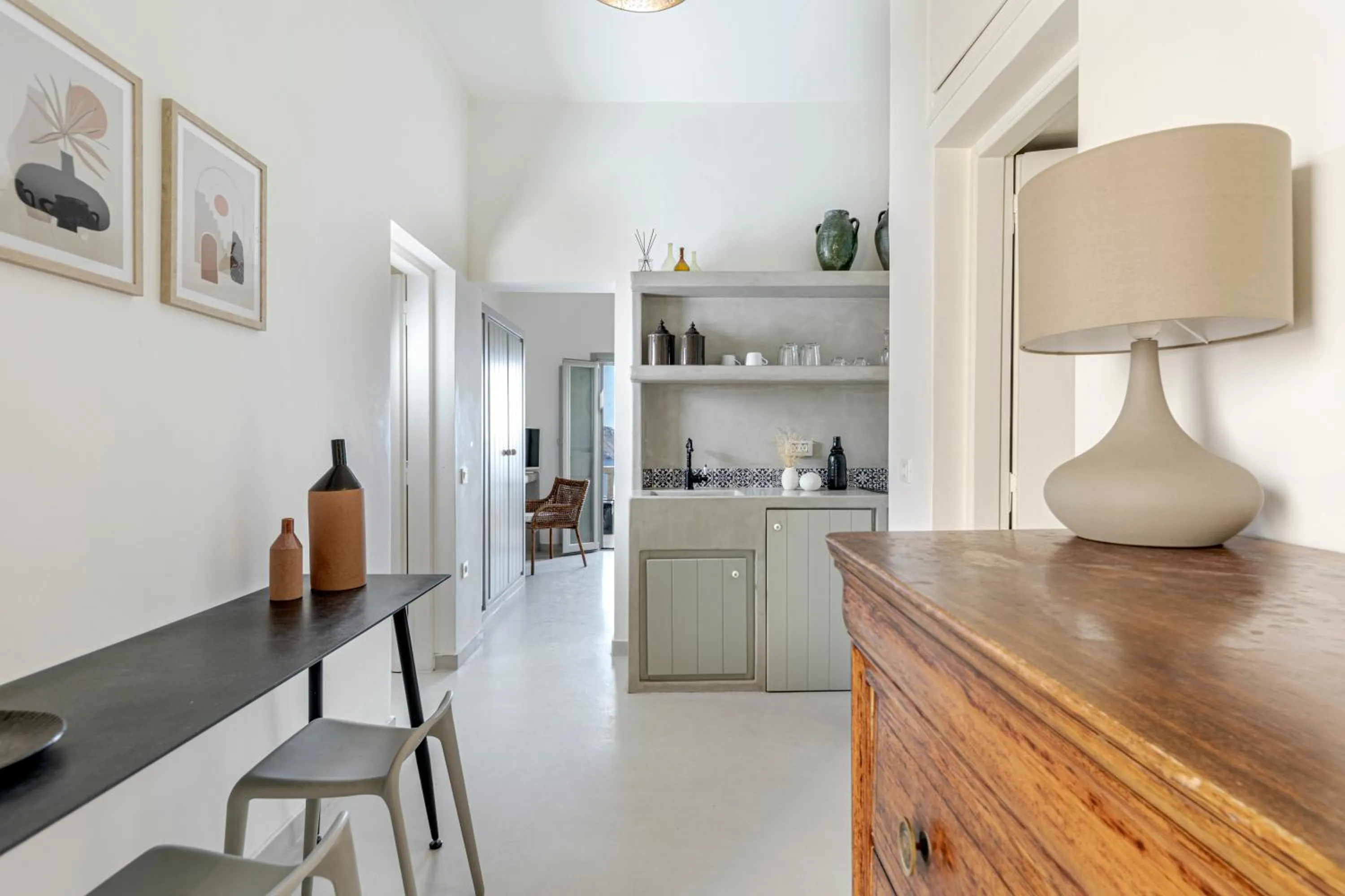 Kitchen or kitchenette in Caldera Houses Oia