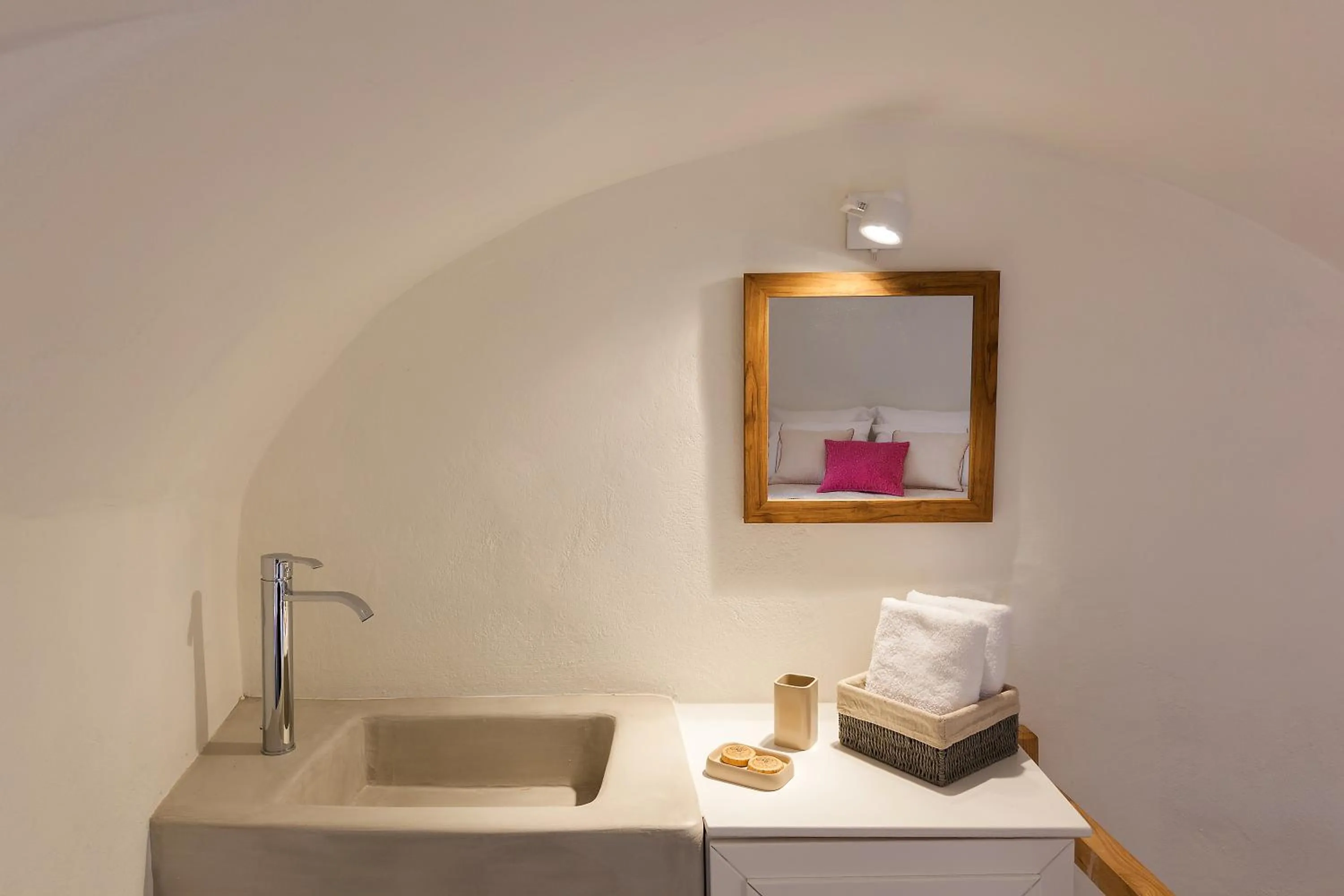 Bathroom in Caldera Houses Oia