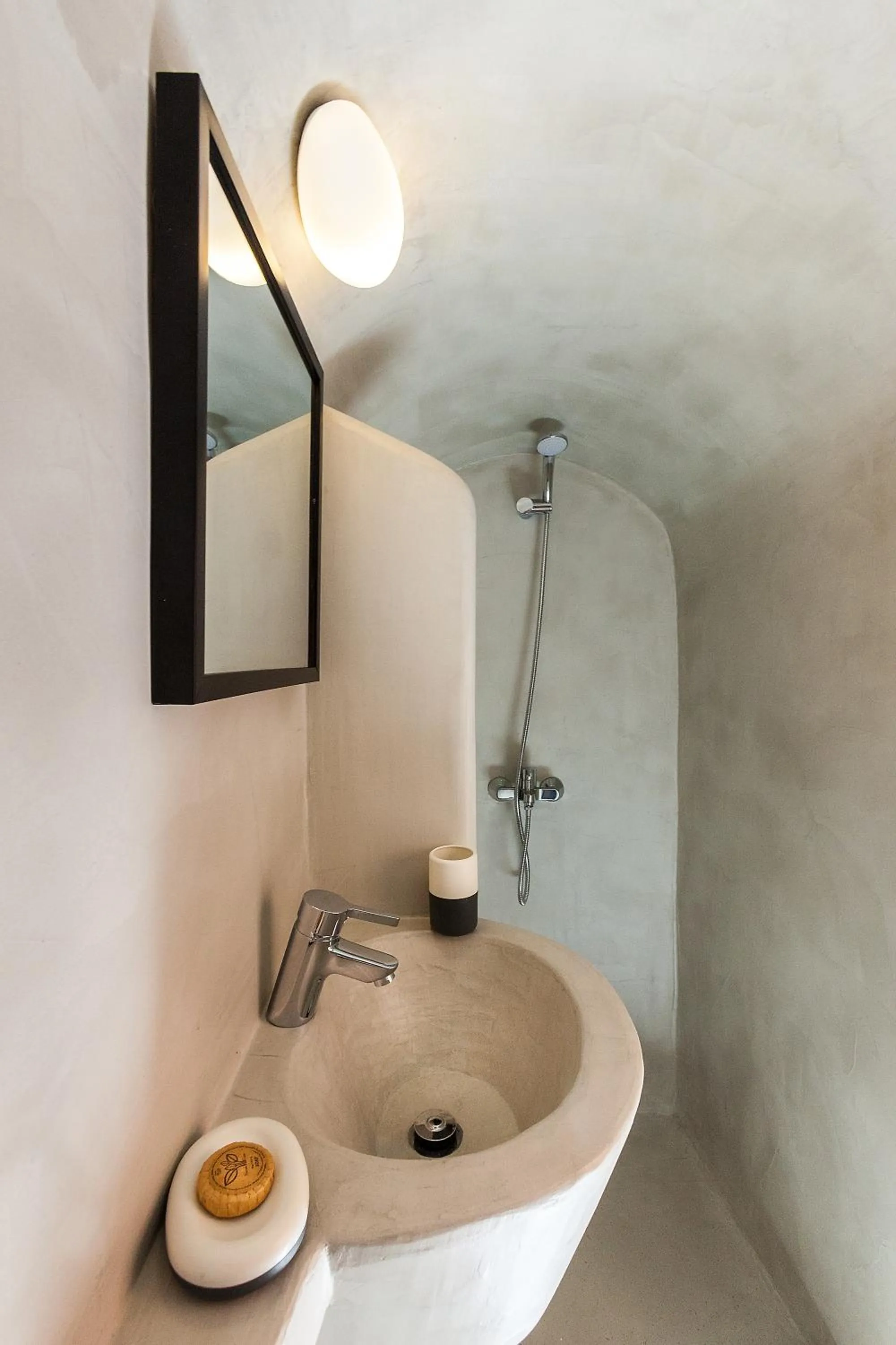 Bathroom in Caldera Houses Oia