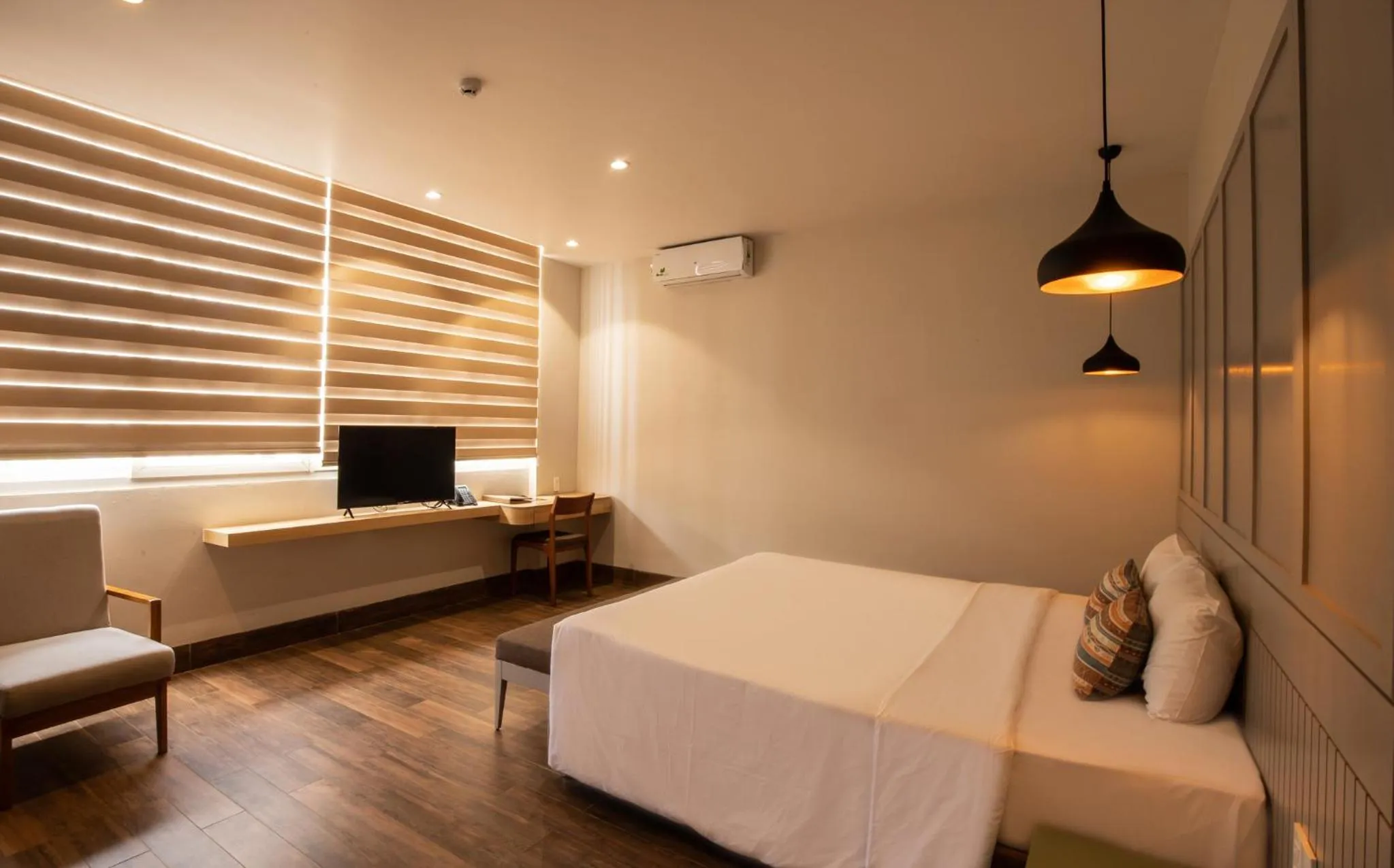 Bed in Thanh Mai Hotel