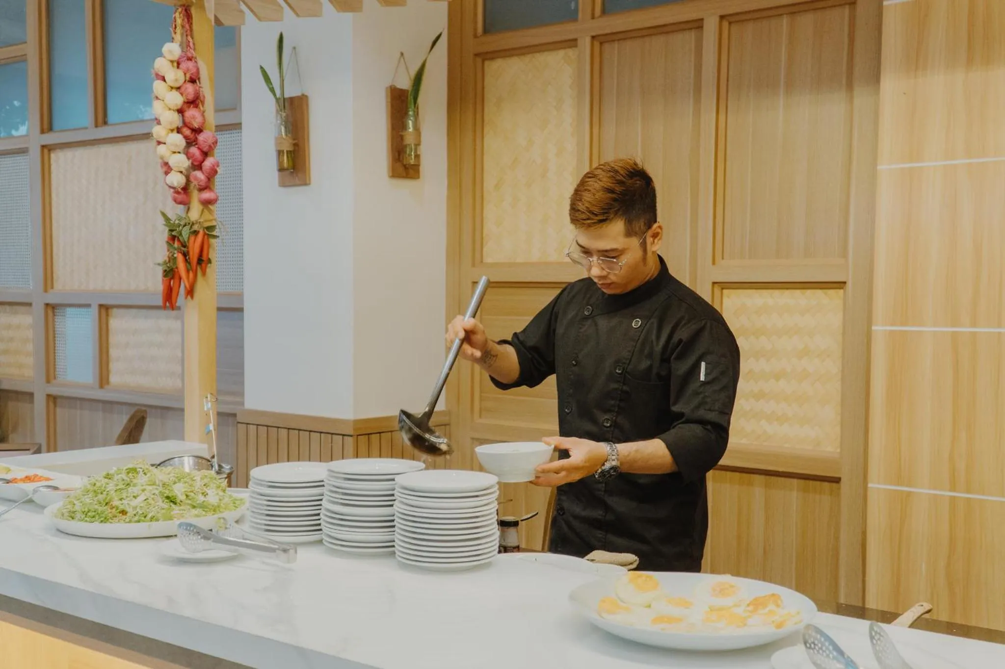 Breakfast in Thanh Mai Hotel